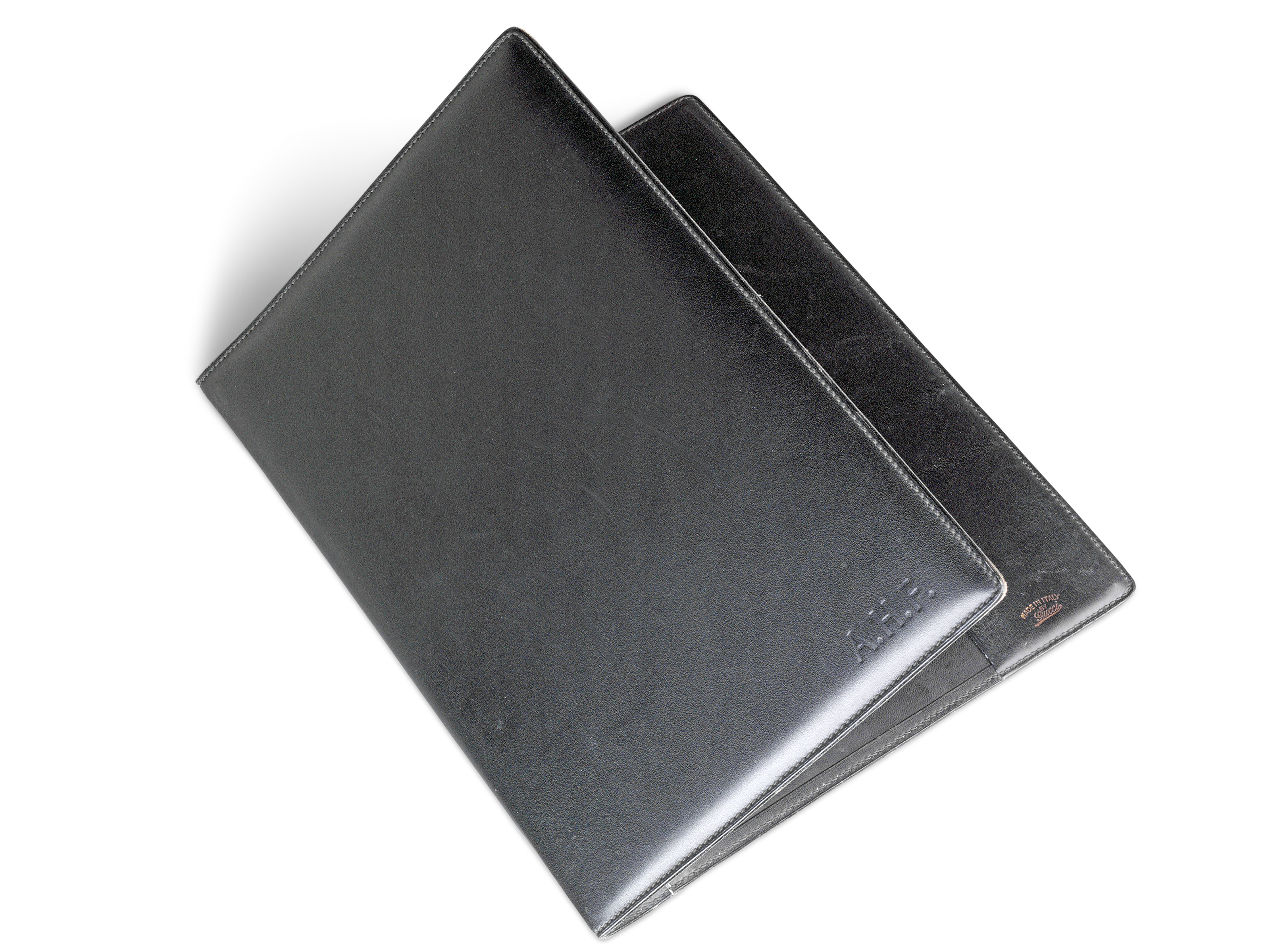 AUDREY HEPBURN'S MONOGRAMMED SCRIPT HOLDER, GUCCI, 1960s Christie’s