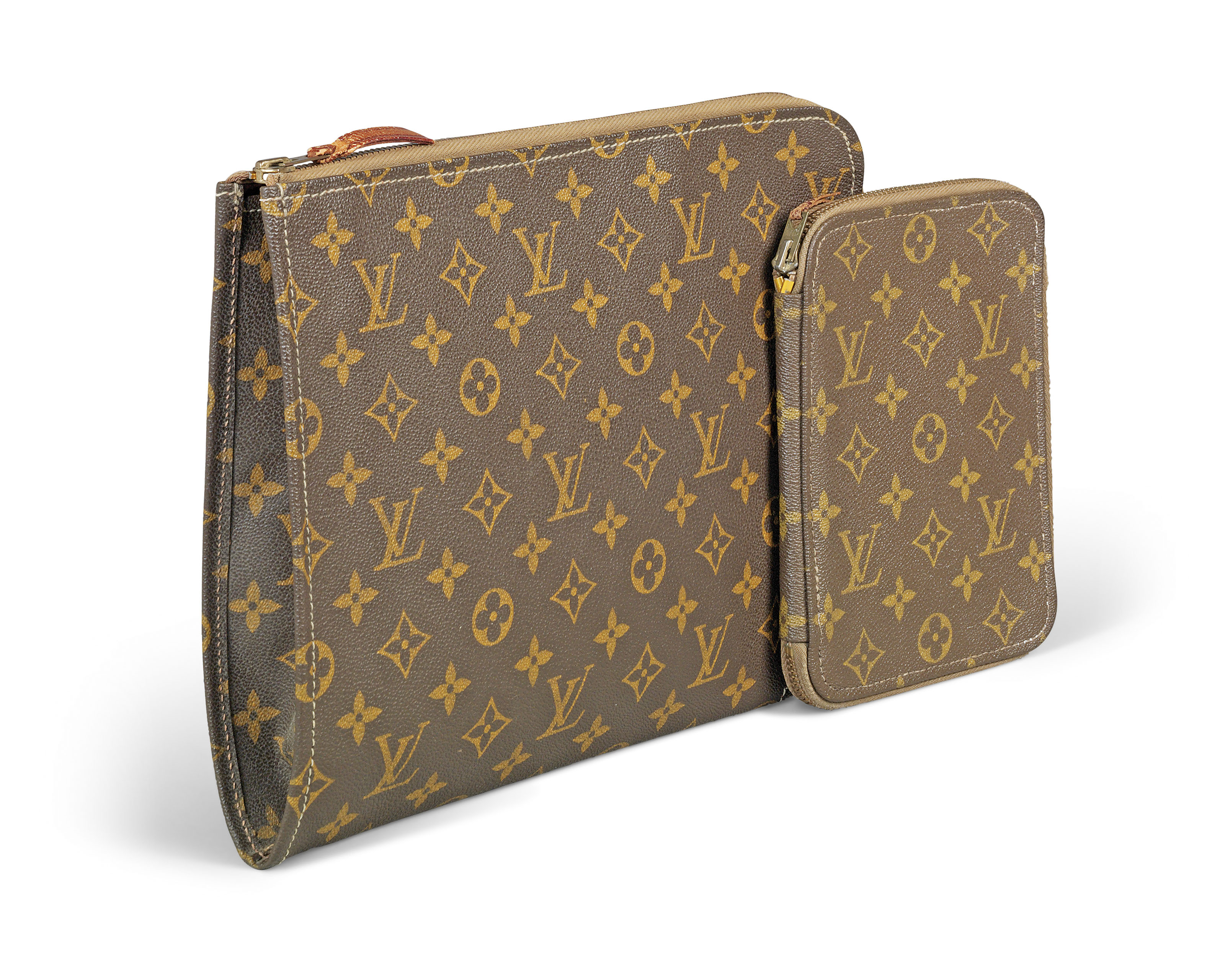 A DOCUMENT FOLDER AND LETTER WALLET, LOUIS VUITTON, 1970s | Christie's