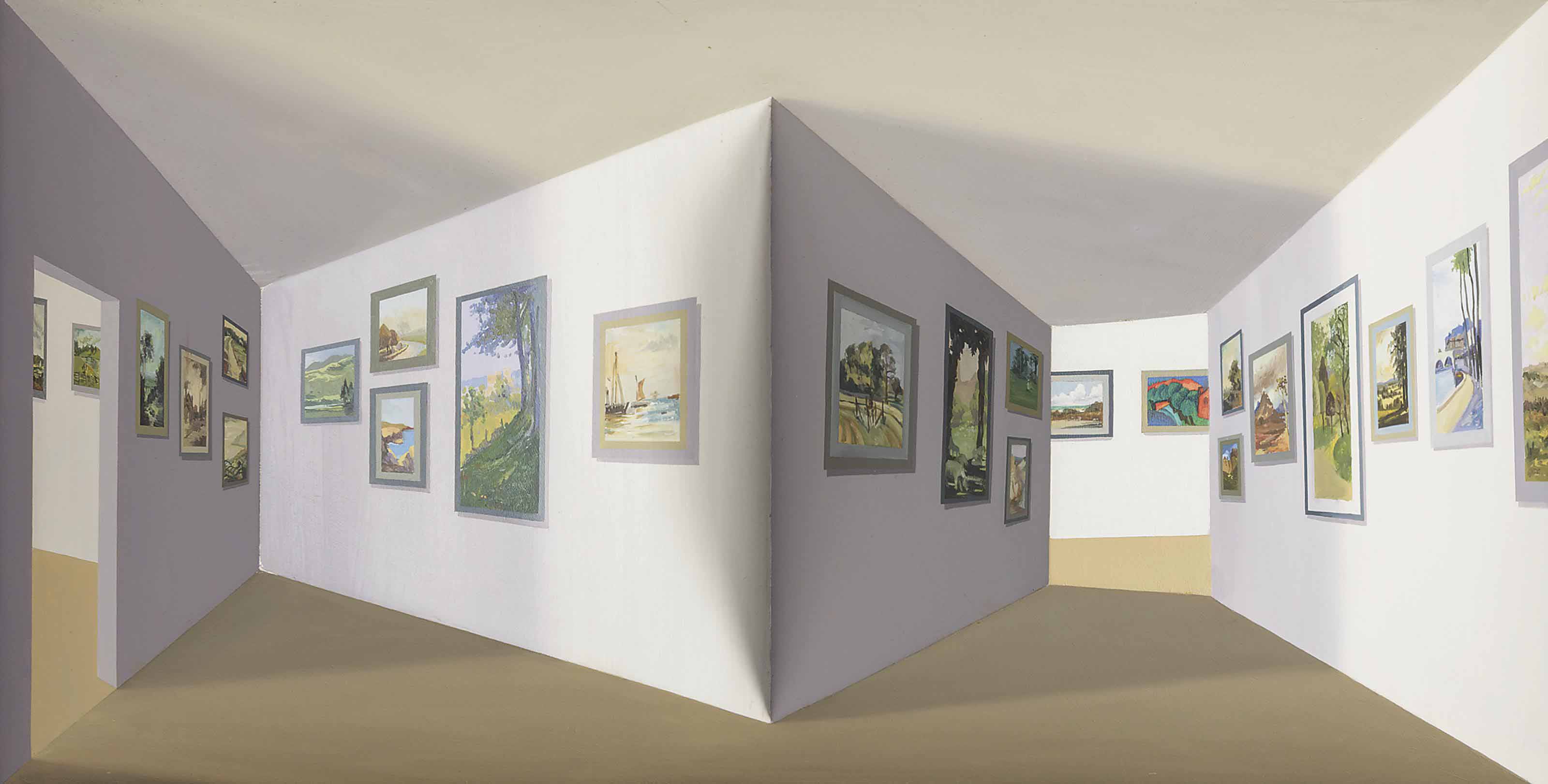 Patrick Hughes (b. 1939)