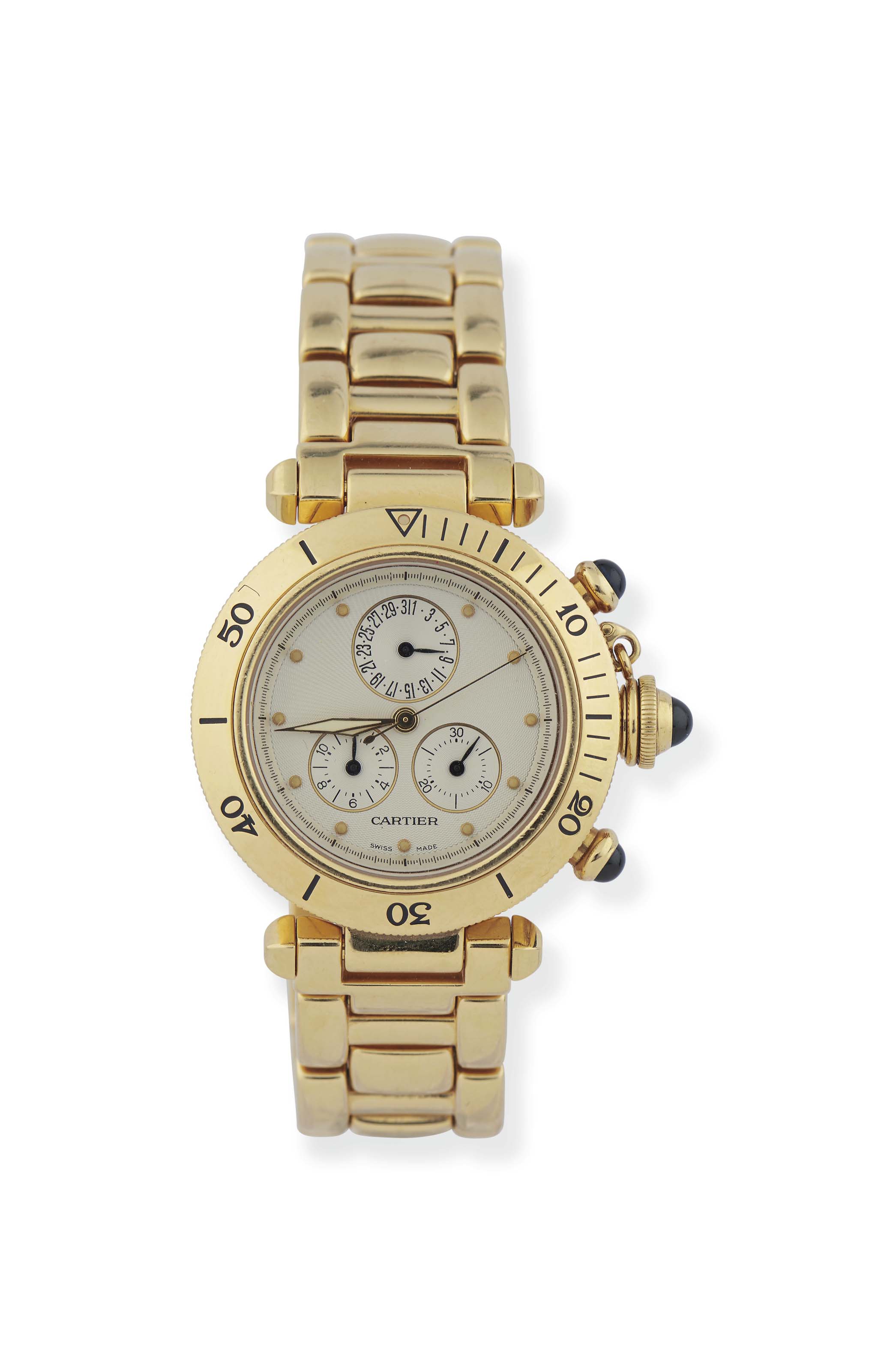 Cartier pasha quartz chronograph clearance