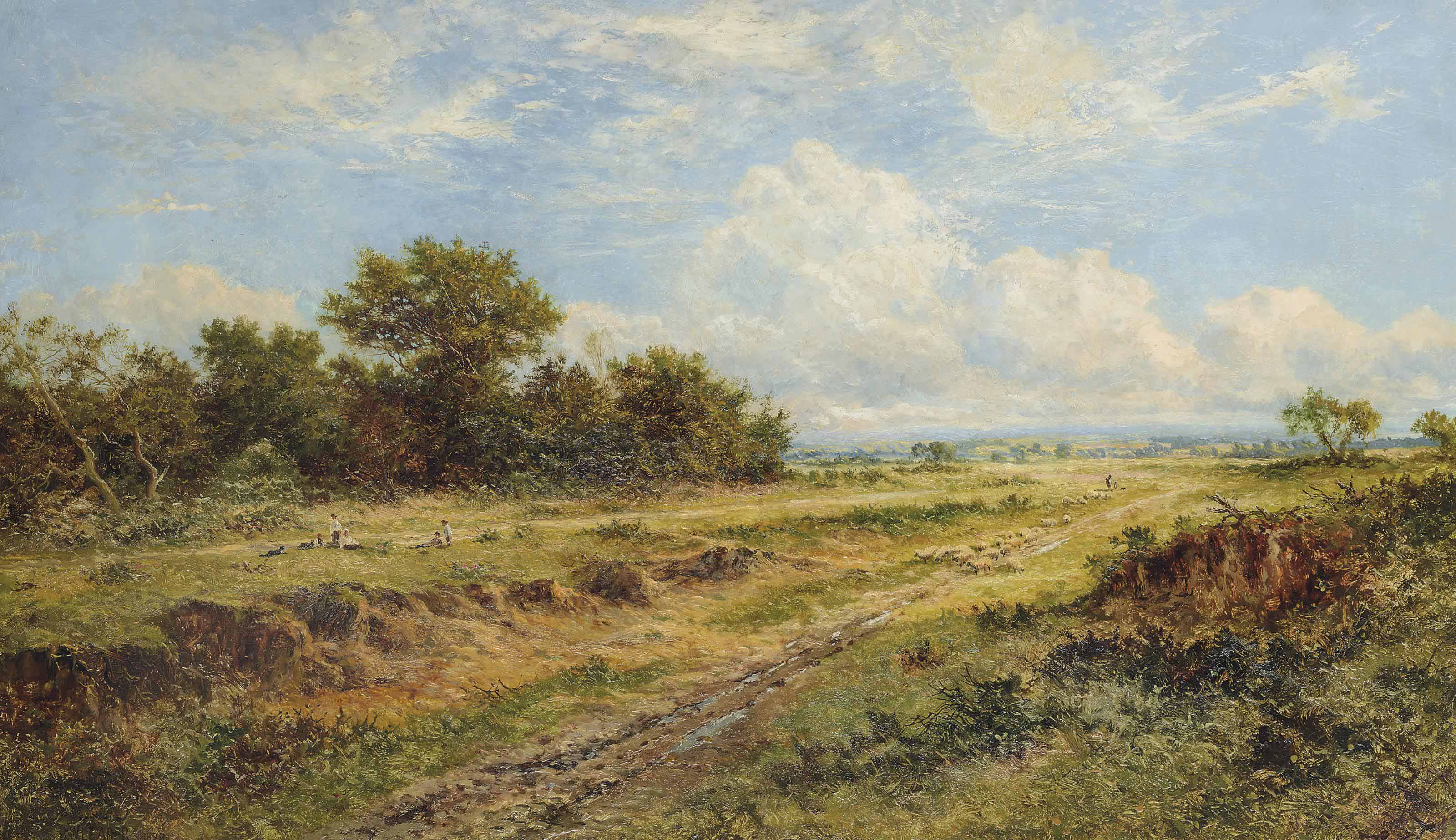 Benjamin Williams Leader, R.A. (18311923) , The Hayfield Christie's