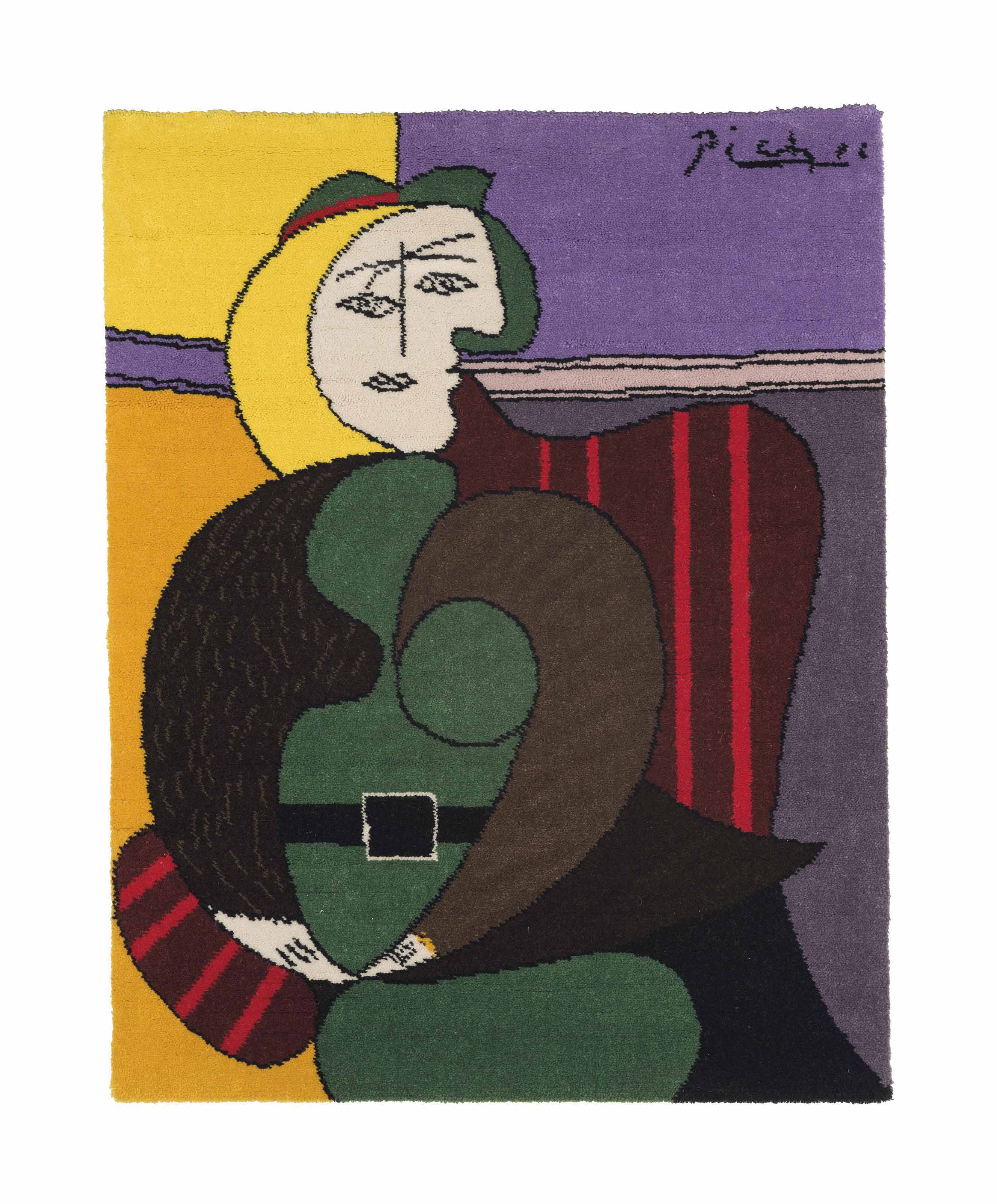 After Pablo Picasso , Femme assise dans un feauteuil rouge  Christie's