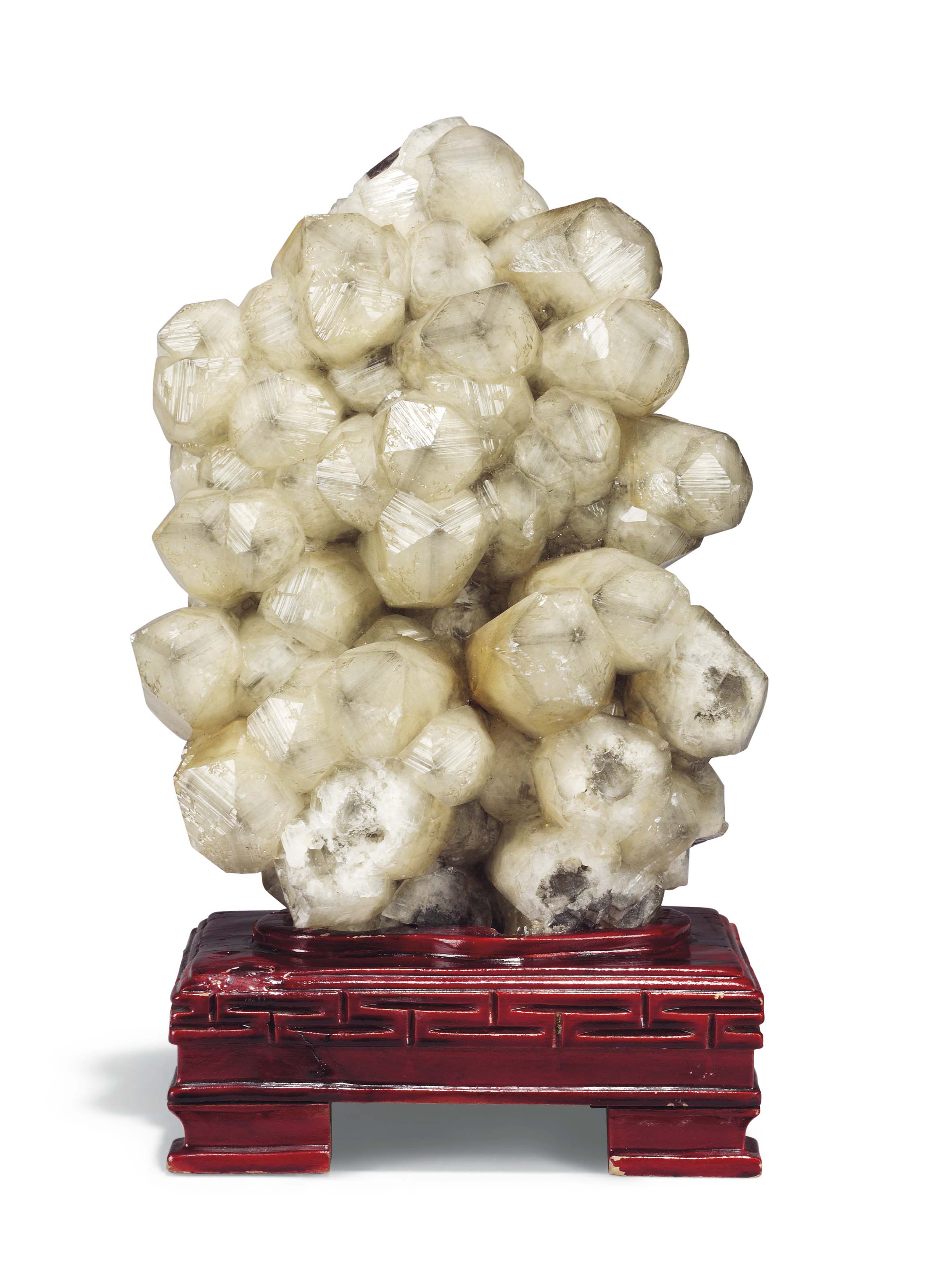 CLUSTER OF CALCITE CRYSTALS , CHINA Christie's