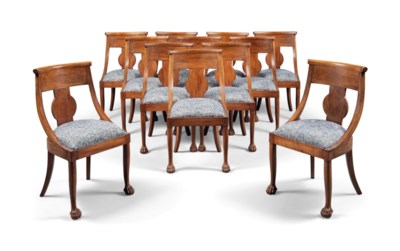 twelve cherrywood gondole 1820 christies