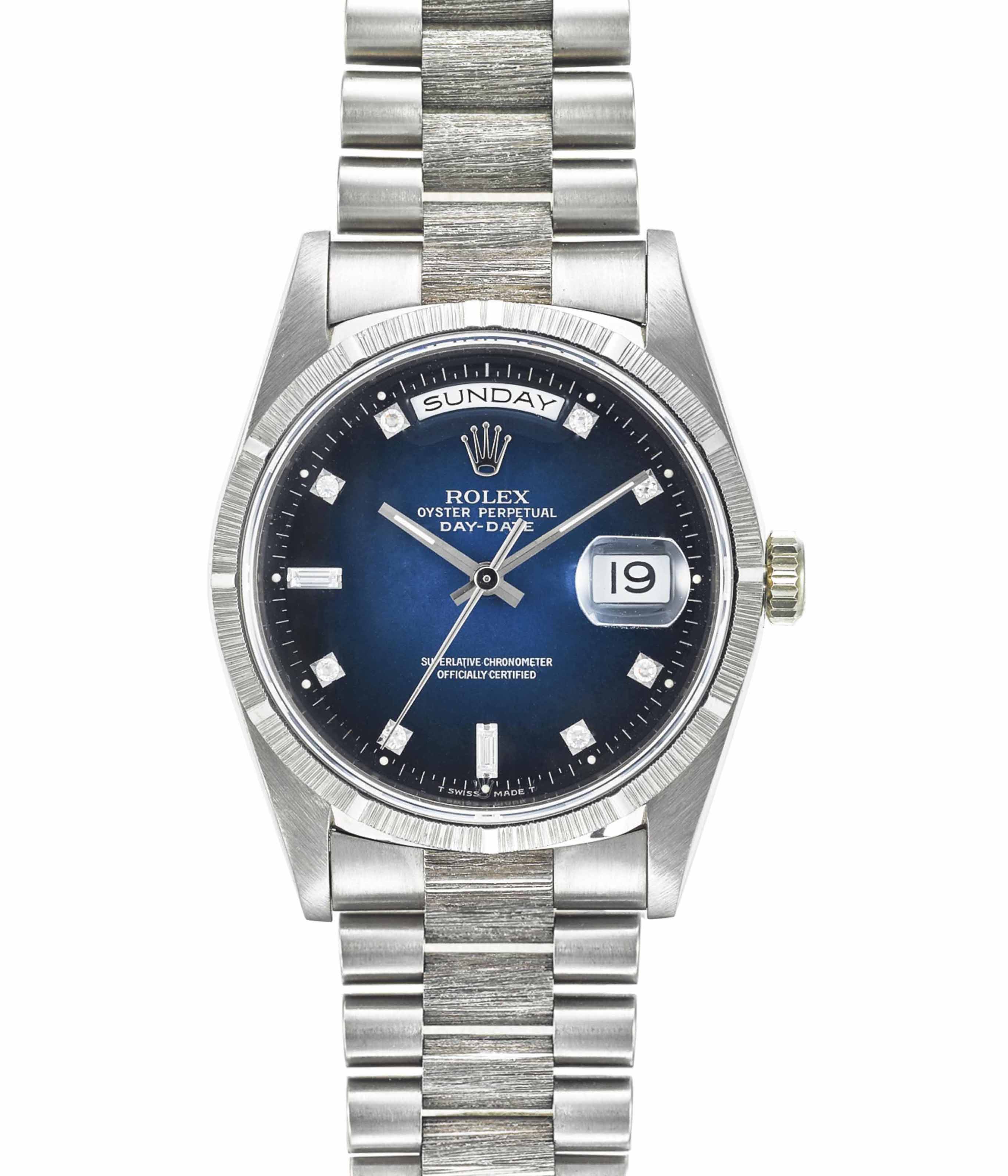 white gold diamond rolex