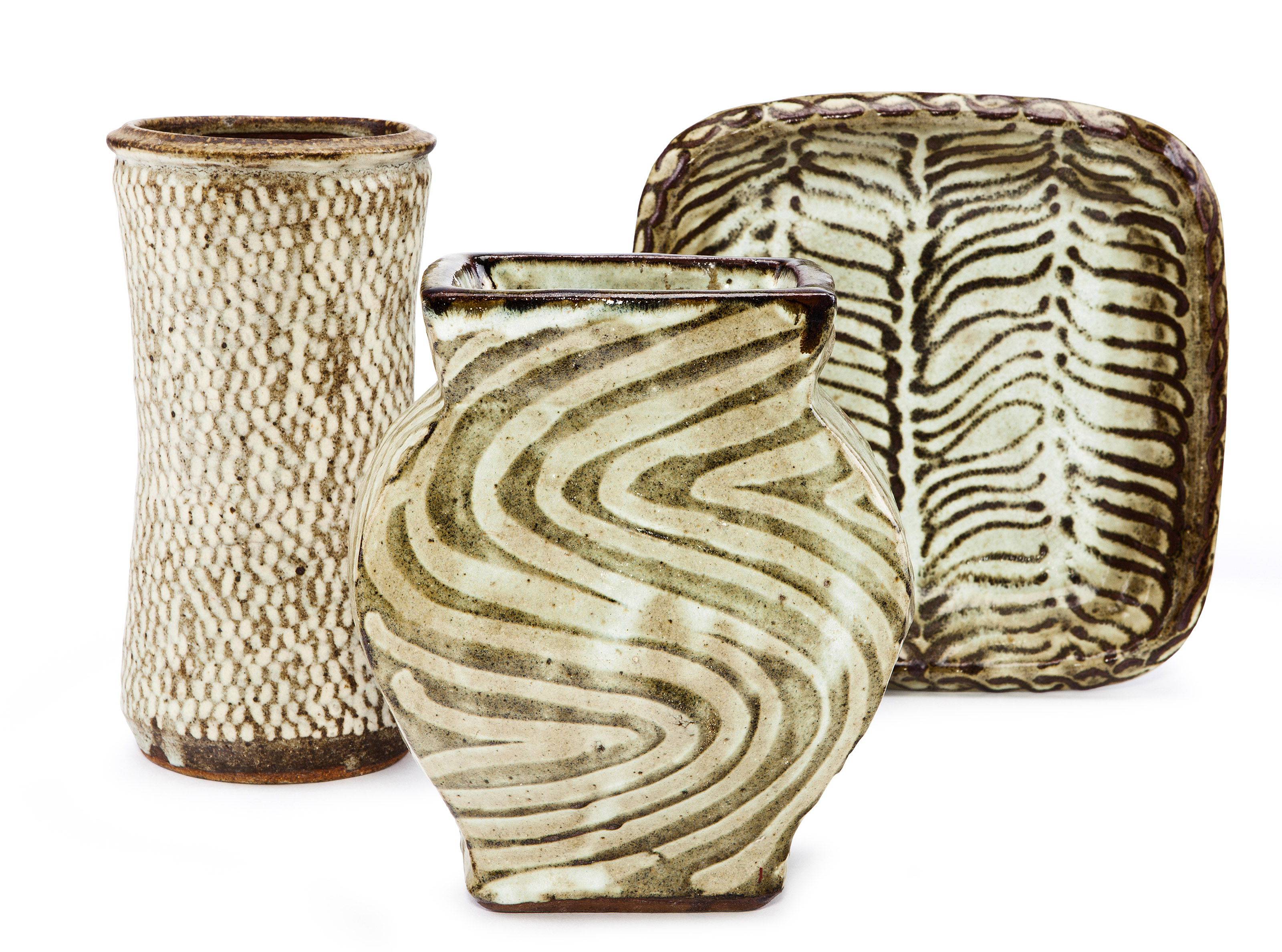 SHIMAOKA TATSUZO (1917 - 2007), A STONEWARE JAR | Christie's