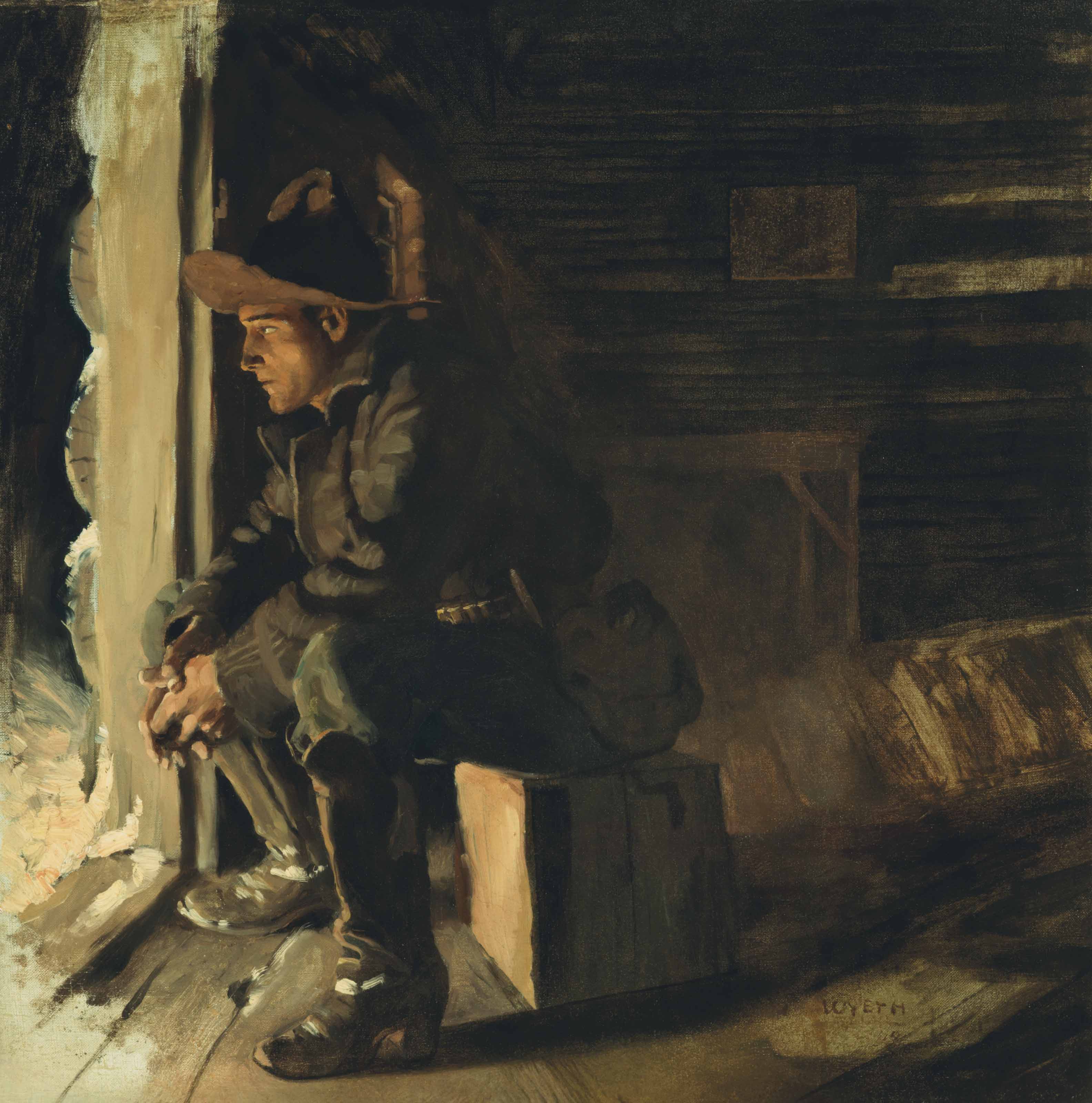 Newell Convers Wyeth 1882 1945 As He Sat In The Doorway Christie s