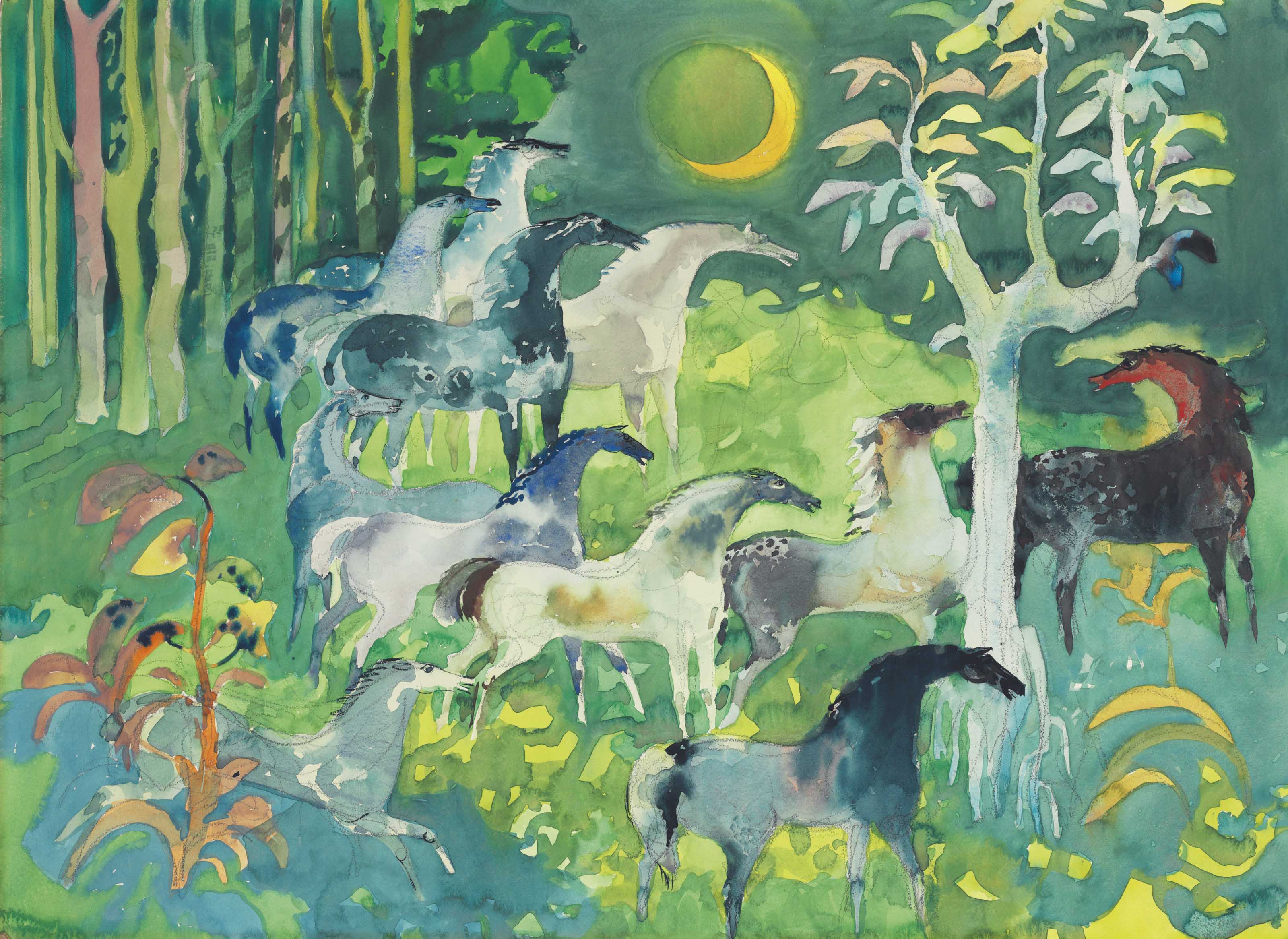 Millard Owen Sheets (19071989), The Night Herd Christie’s