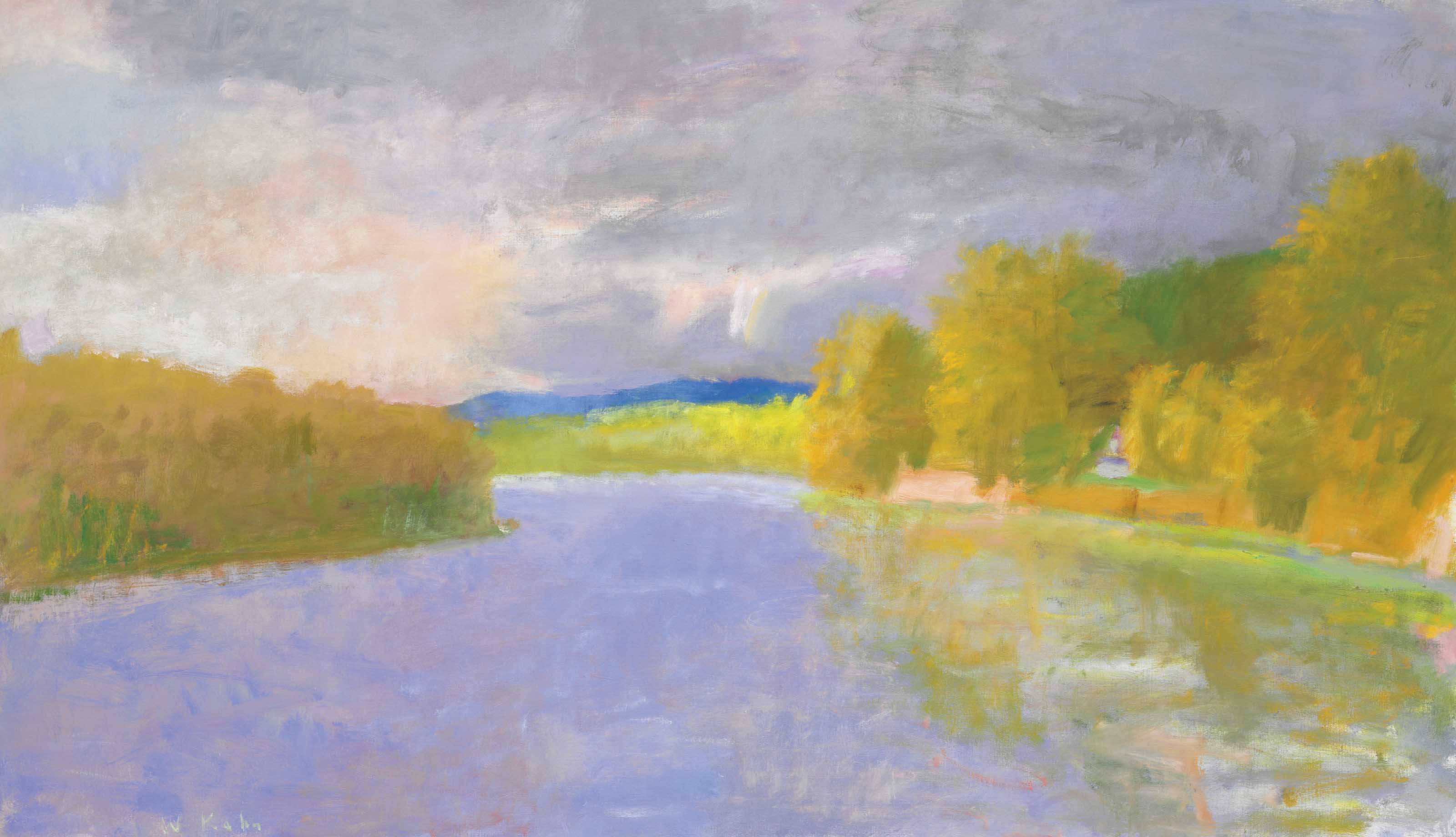 Wolf Kahn (b. 1927), Ruisdael in New Hampshire II Christie’s