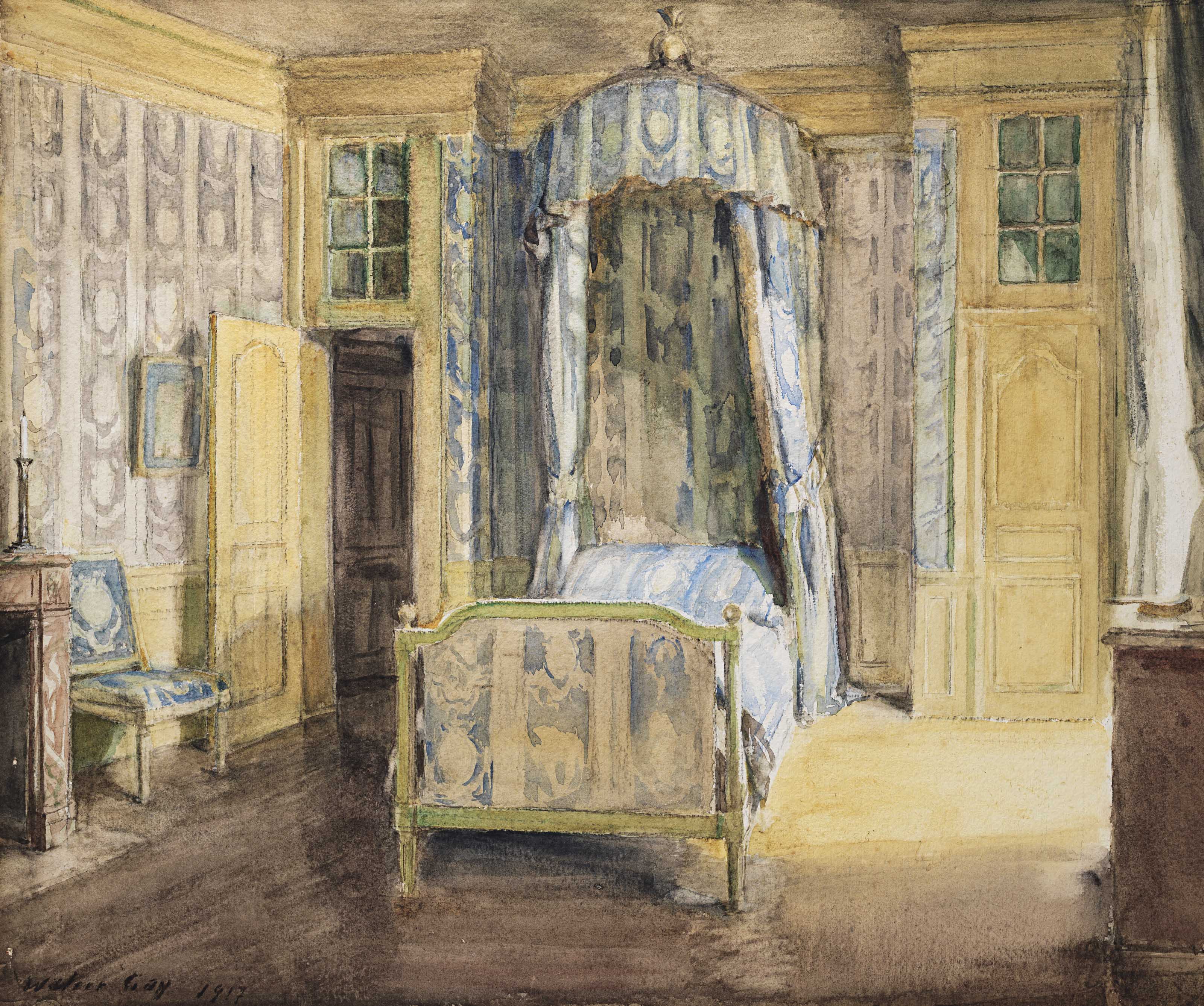 Catalog image of The Blue Room, Château du Bréau
