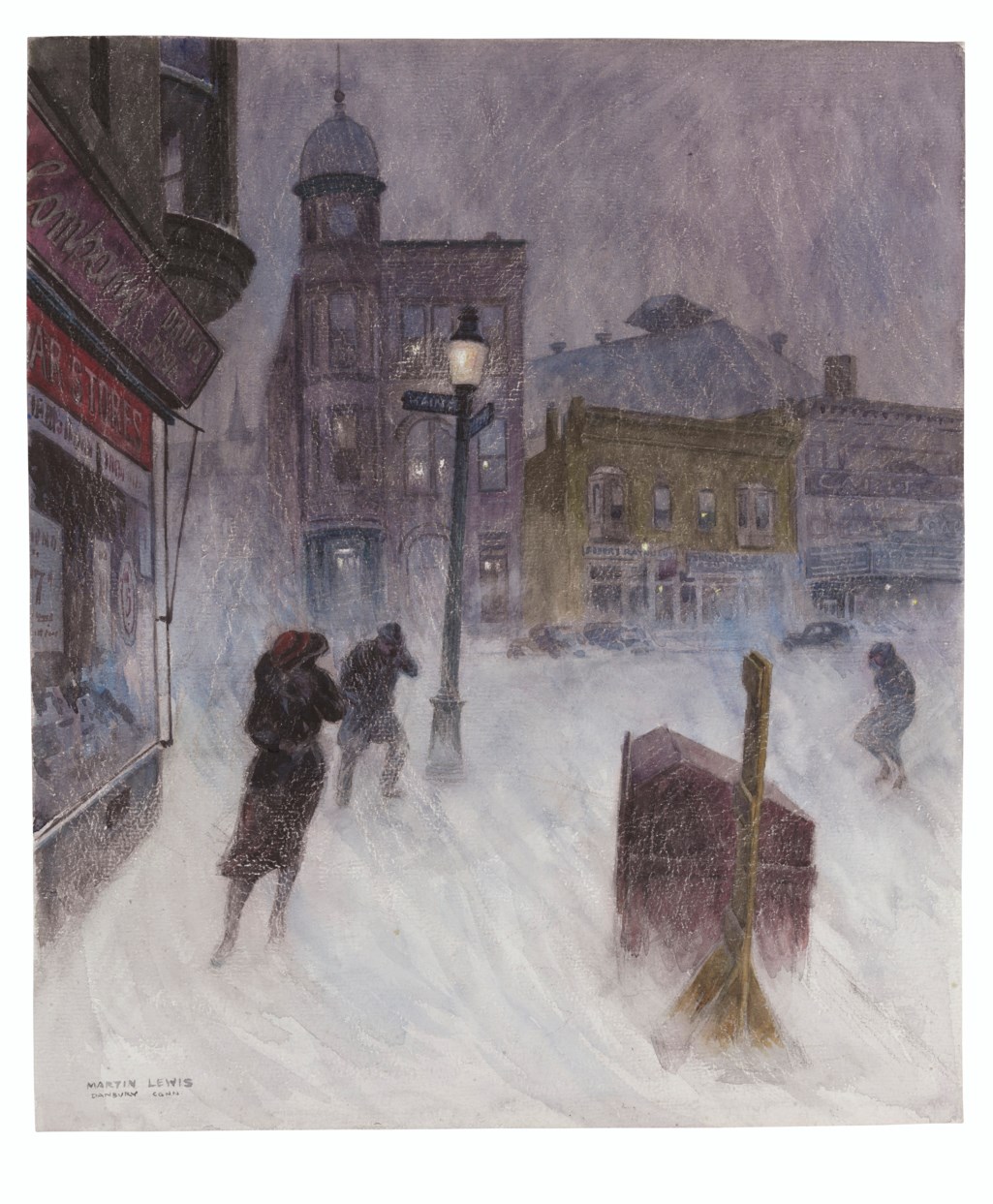 Martin Lewis (18811962), Snowstorm, Danbury, Connecticut