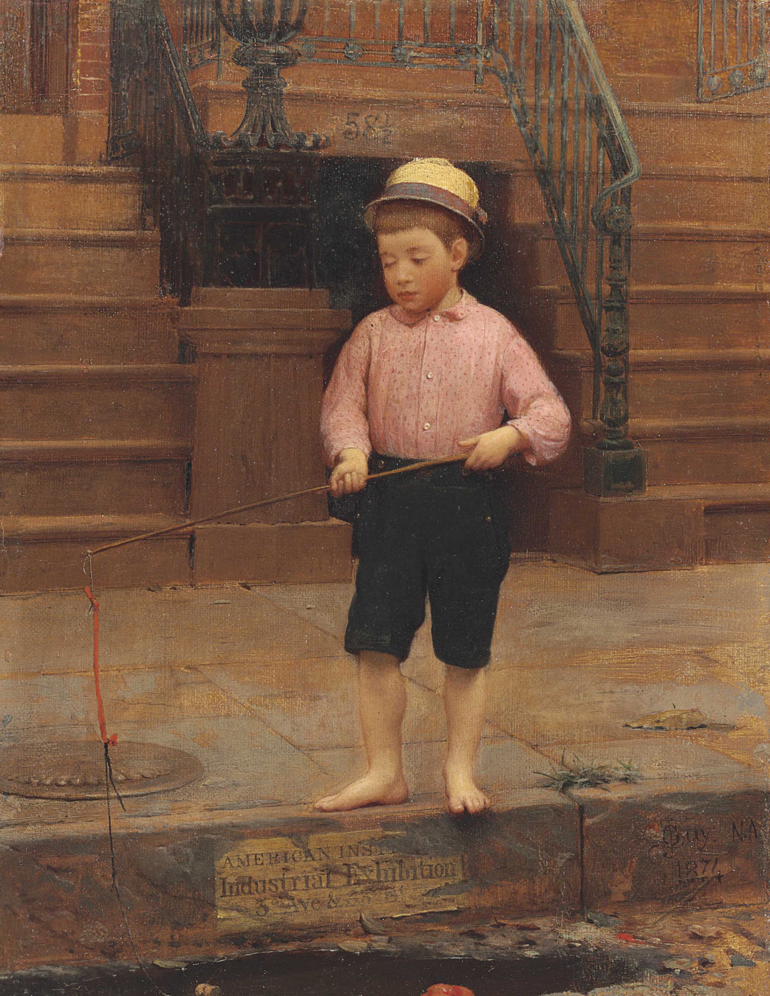 Catalog image of Boy Fishing at 58 ½ East 10th Street