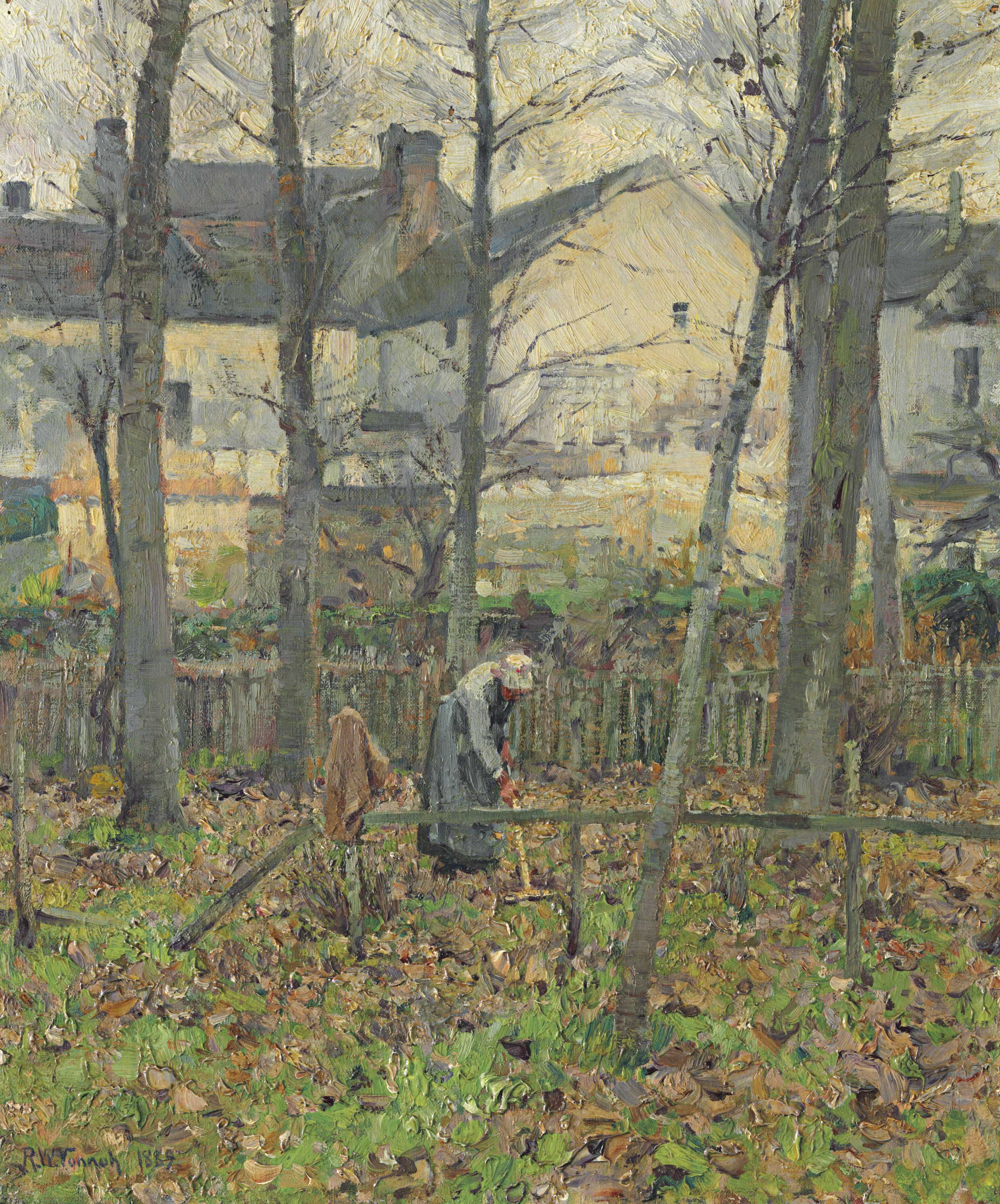 Robert William Vonnoh (1858-1933), Study for 'November' | Christie's