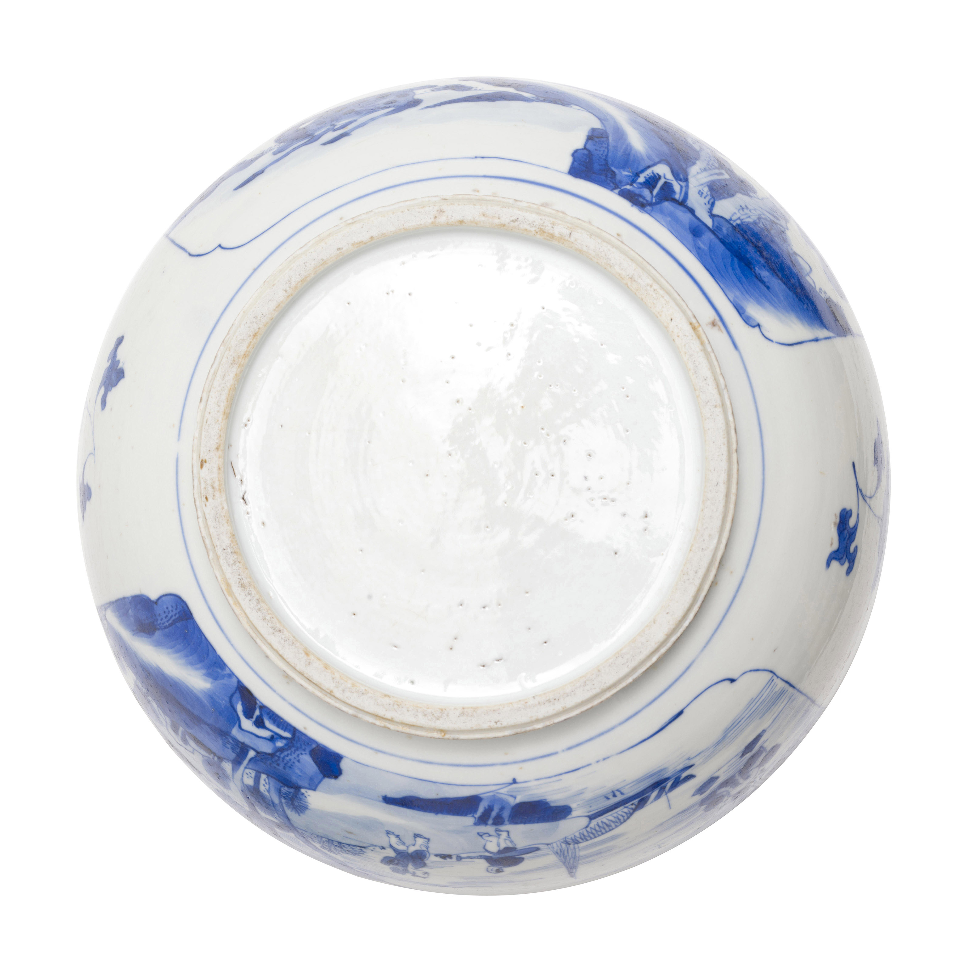 清康熙青花山水图罐, KANGXI PERIOD (1662-1722) | Christie's