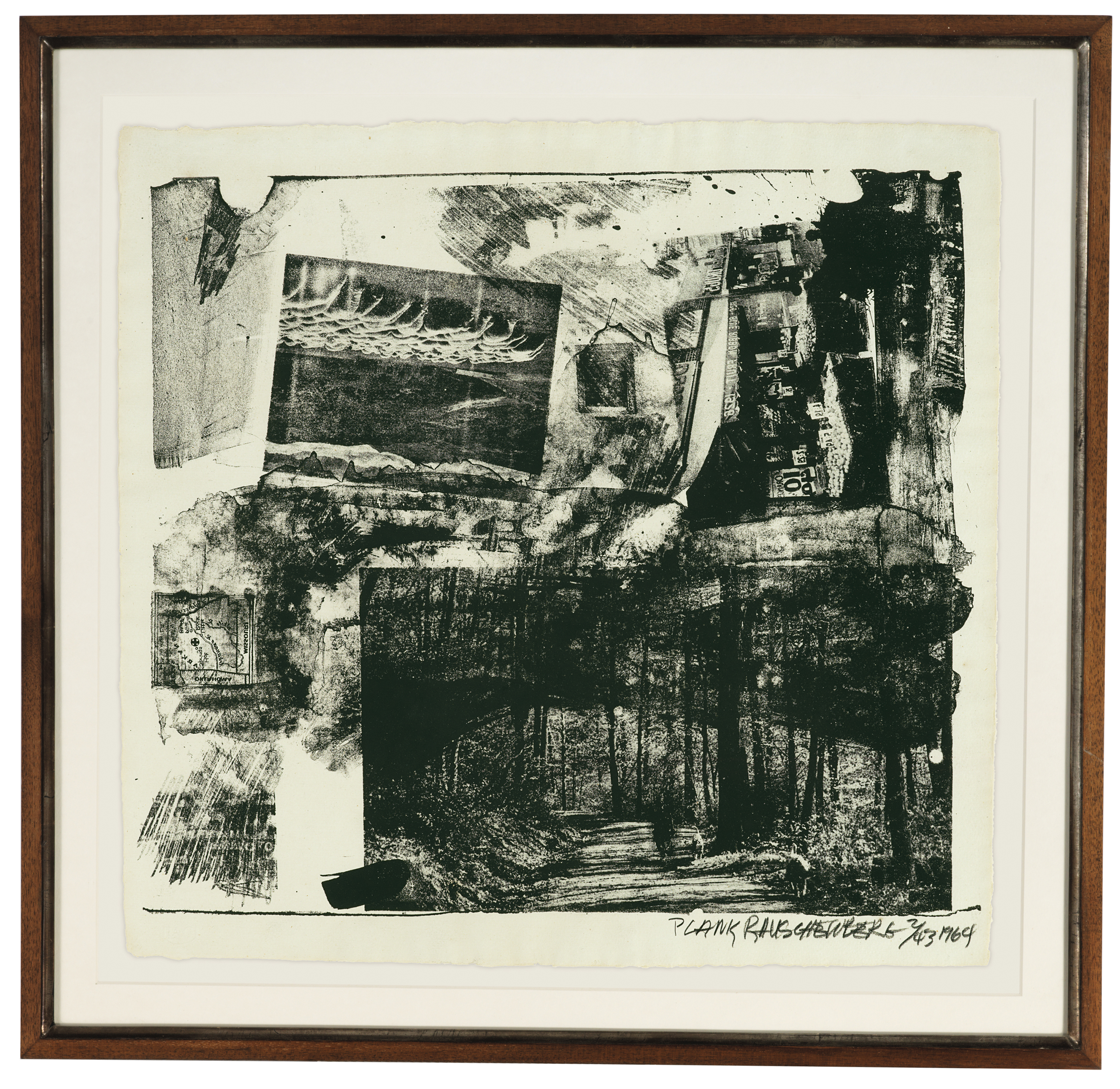 ROBERT RAUSCHENBERG (1925-2008), Plank, from Rauschenberg: XXXIV