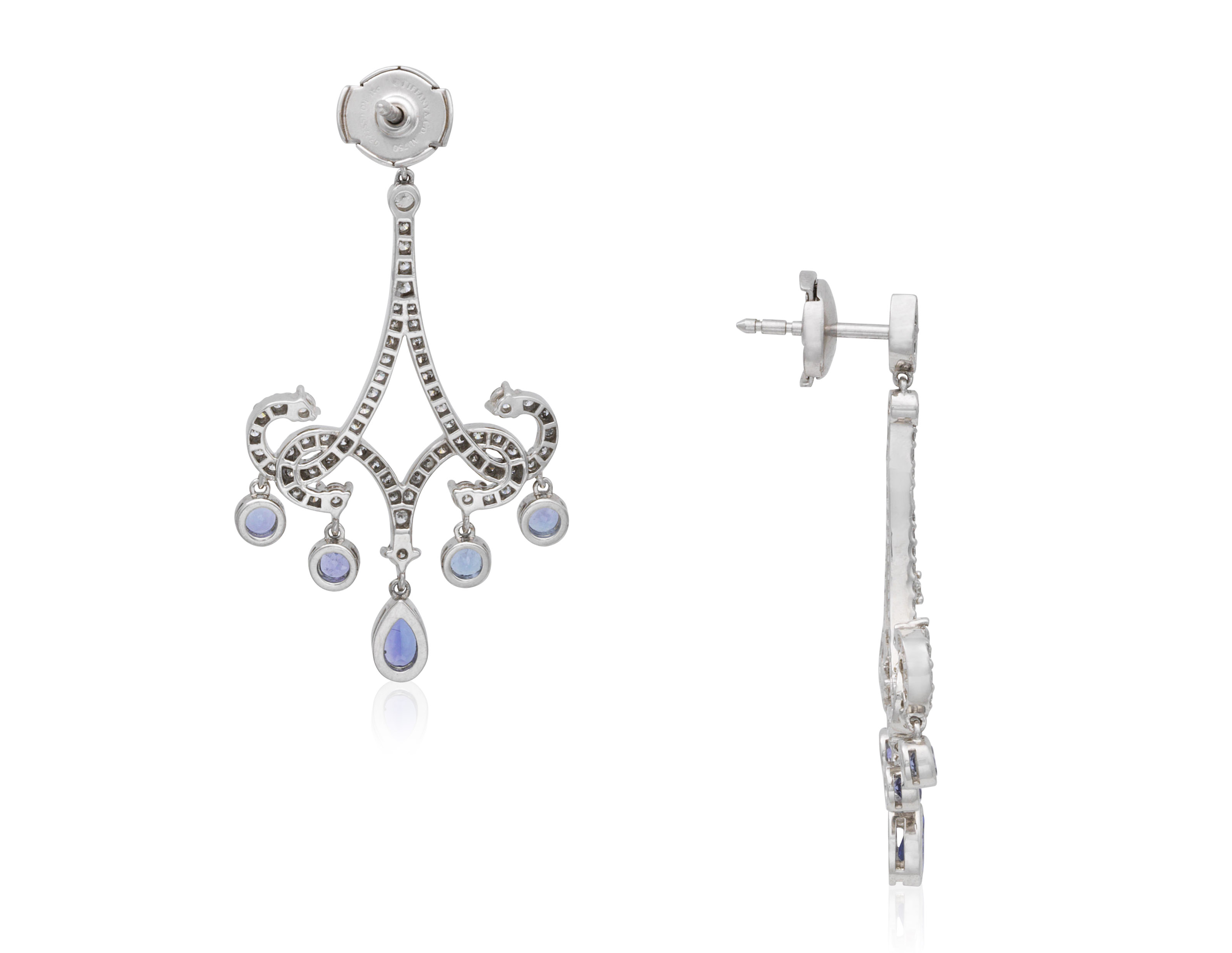 Tiffany tanzanite earrings discount