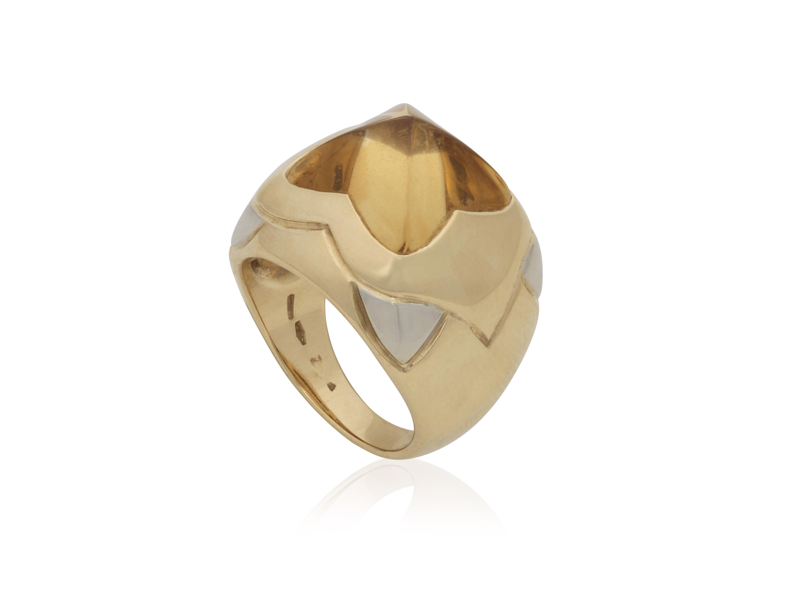 BULGARI 'PIRAMIDE' CITRINE RING, Christie's