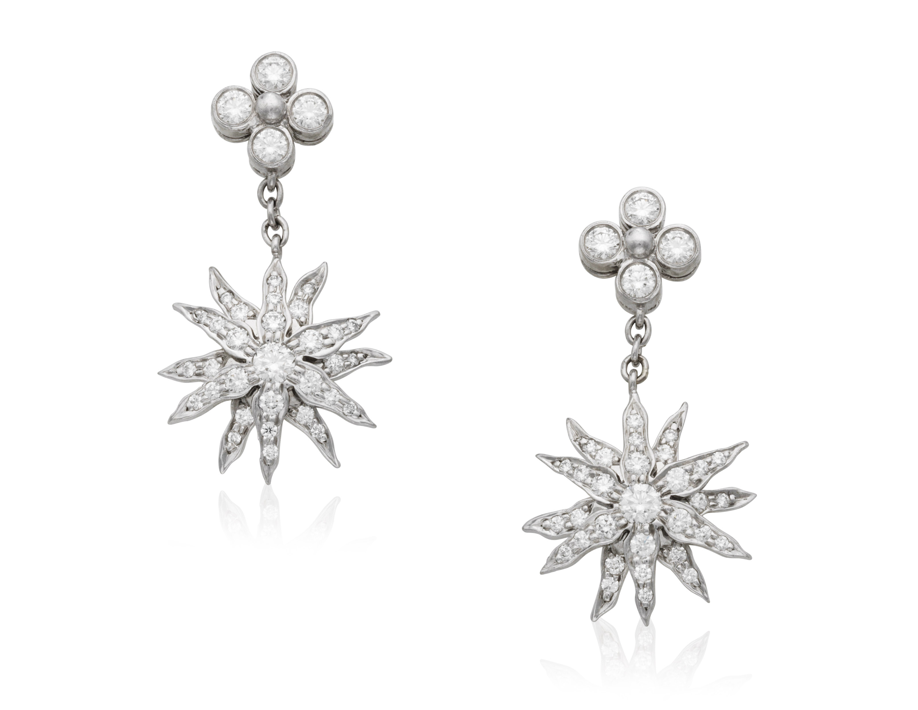 Diamond drop earrings tiffany Outlet