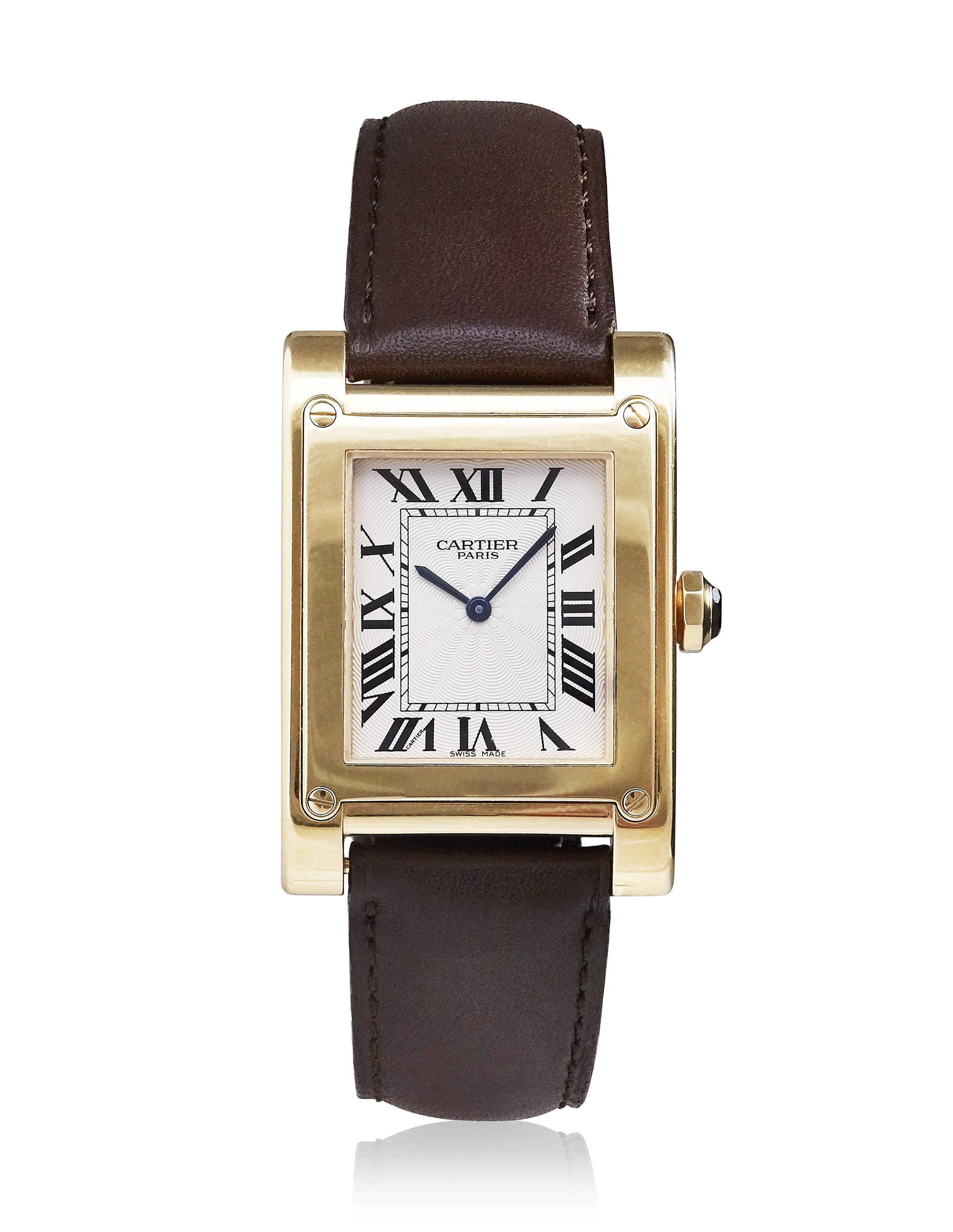 CARTIER, TANK A VIS, REF. 2608 F, | Christie's