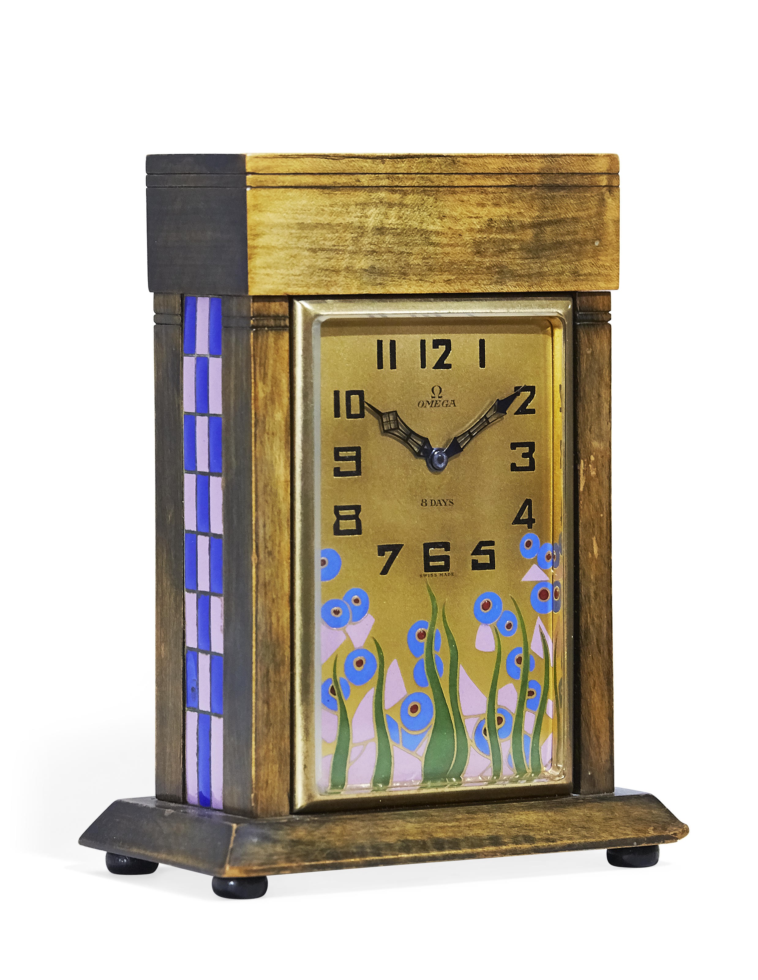 OMEGA 8 DAYS ART DECO DESK CLOCK REFE. 10.009 Christie s