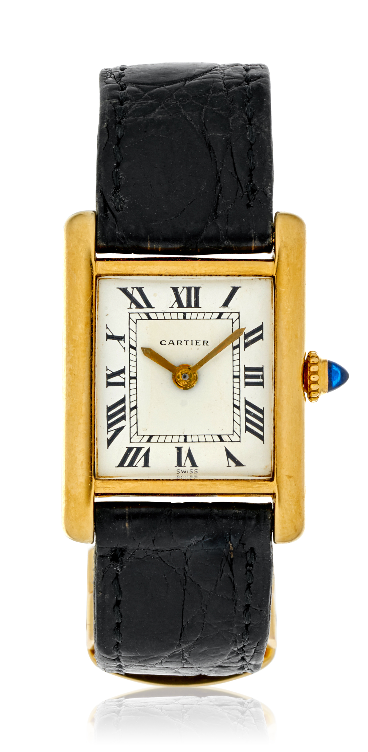 vintage cartier ladies tank watch