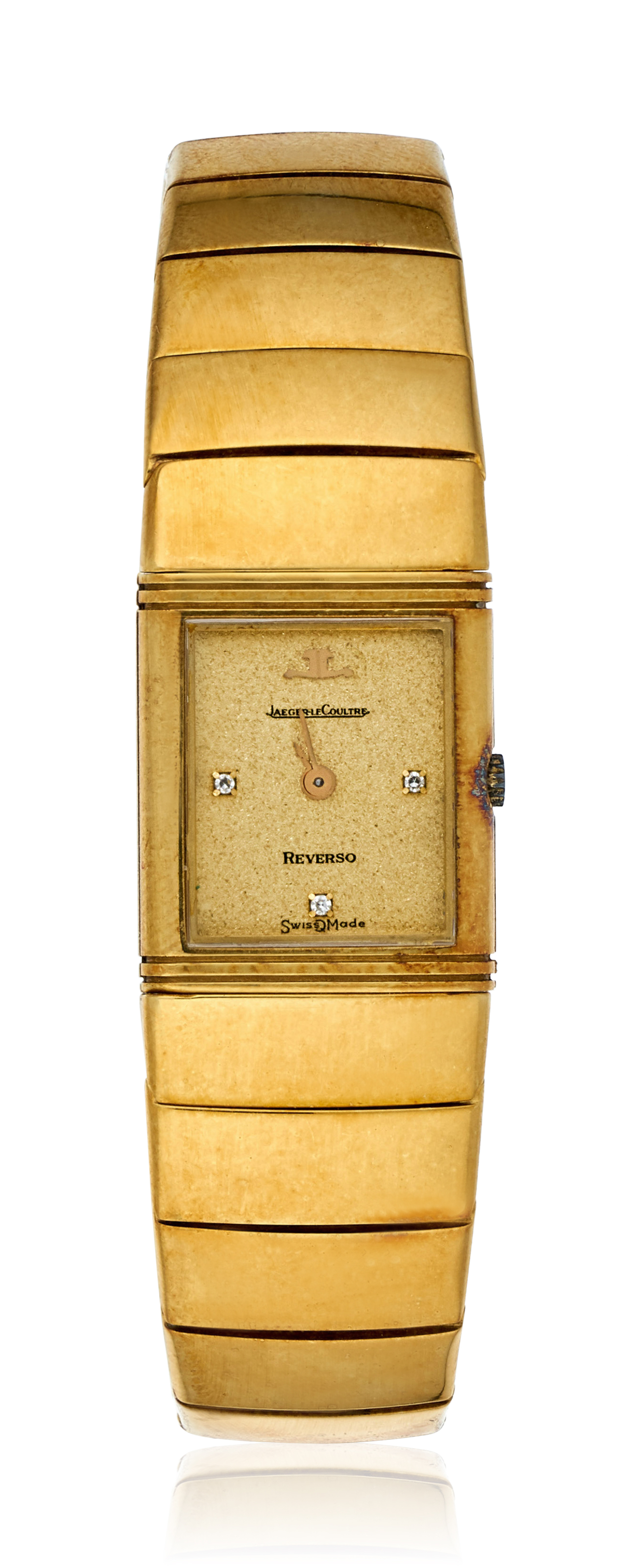 Bracelet De Montre Jaeger LeCoultre Reverso En Métal - Modèle Incomplet, Largeur 16.5mm