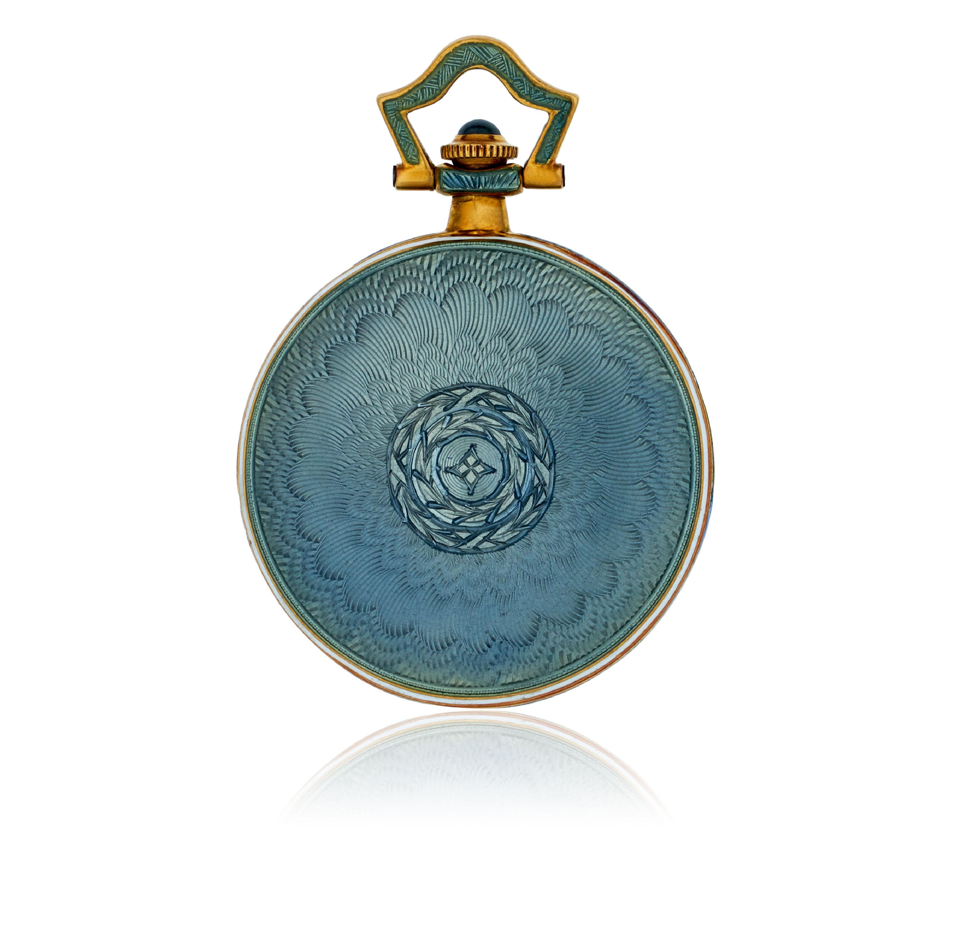 TIFFANY LADIES ENAMEL PENDANT WATCH WITH CHAIN, Christie's