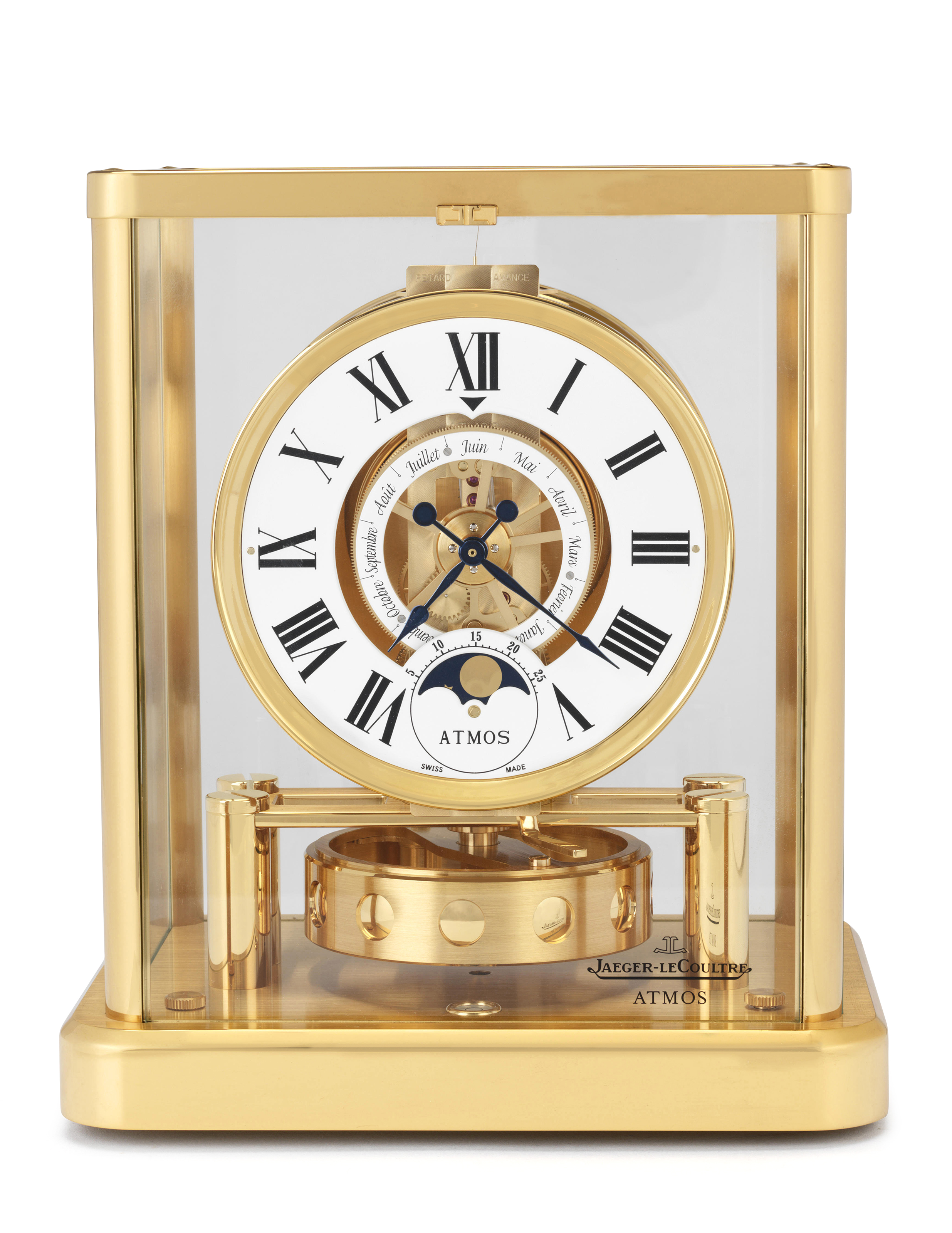 Catalog image of JAEGER-LECOULTRE, "ATMOS CLASSIQUE" CLOCK WITH MONTH AND MOON PHASES