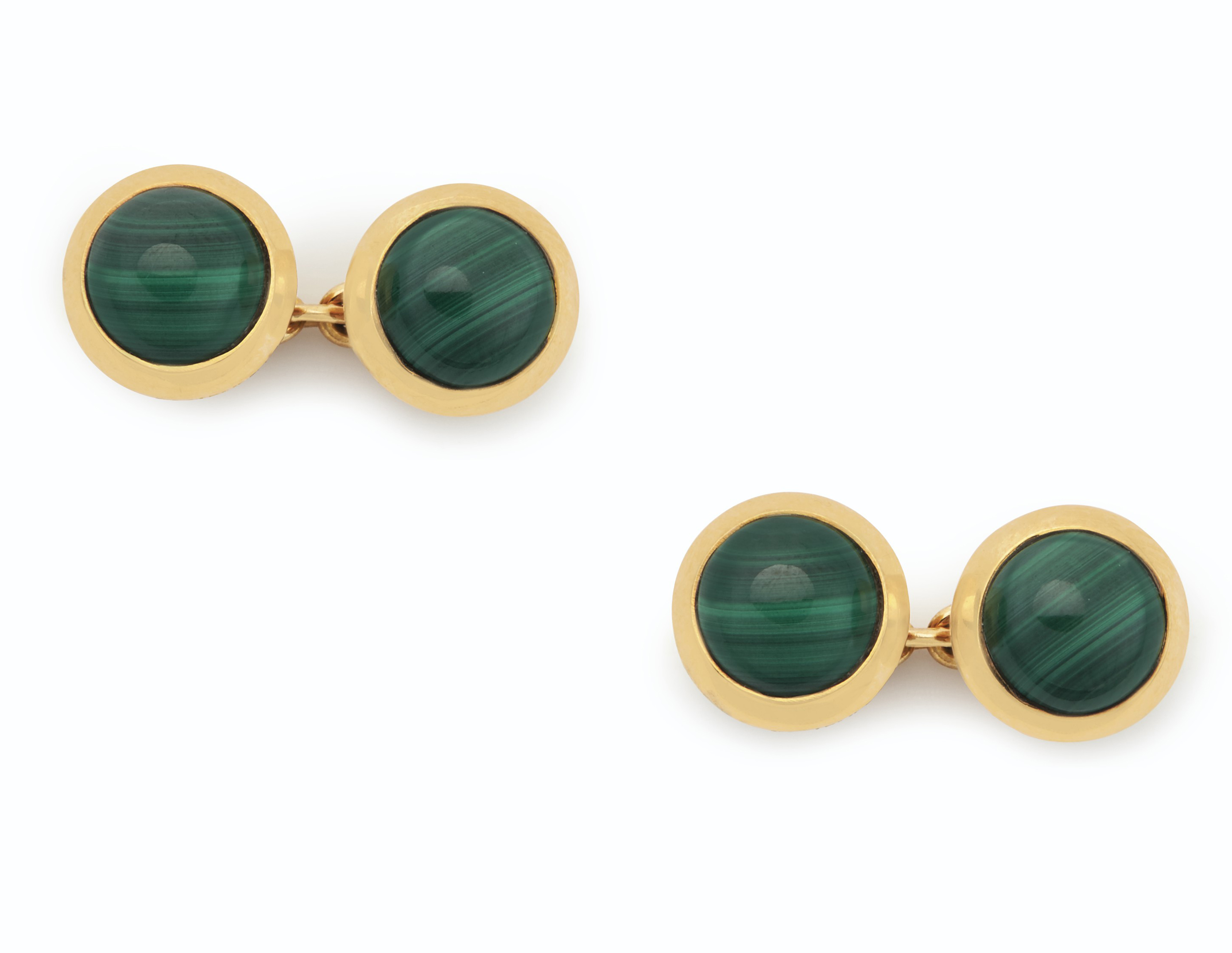 Cartier マラカイトカフリンクス Cartier マラカイトカフリンクス