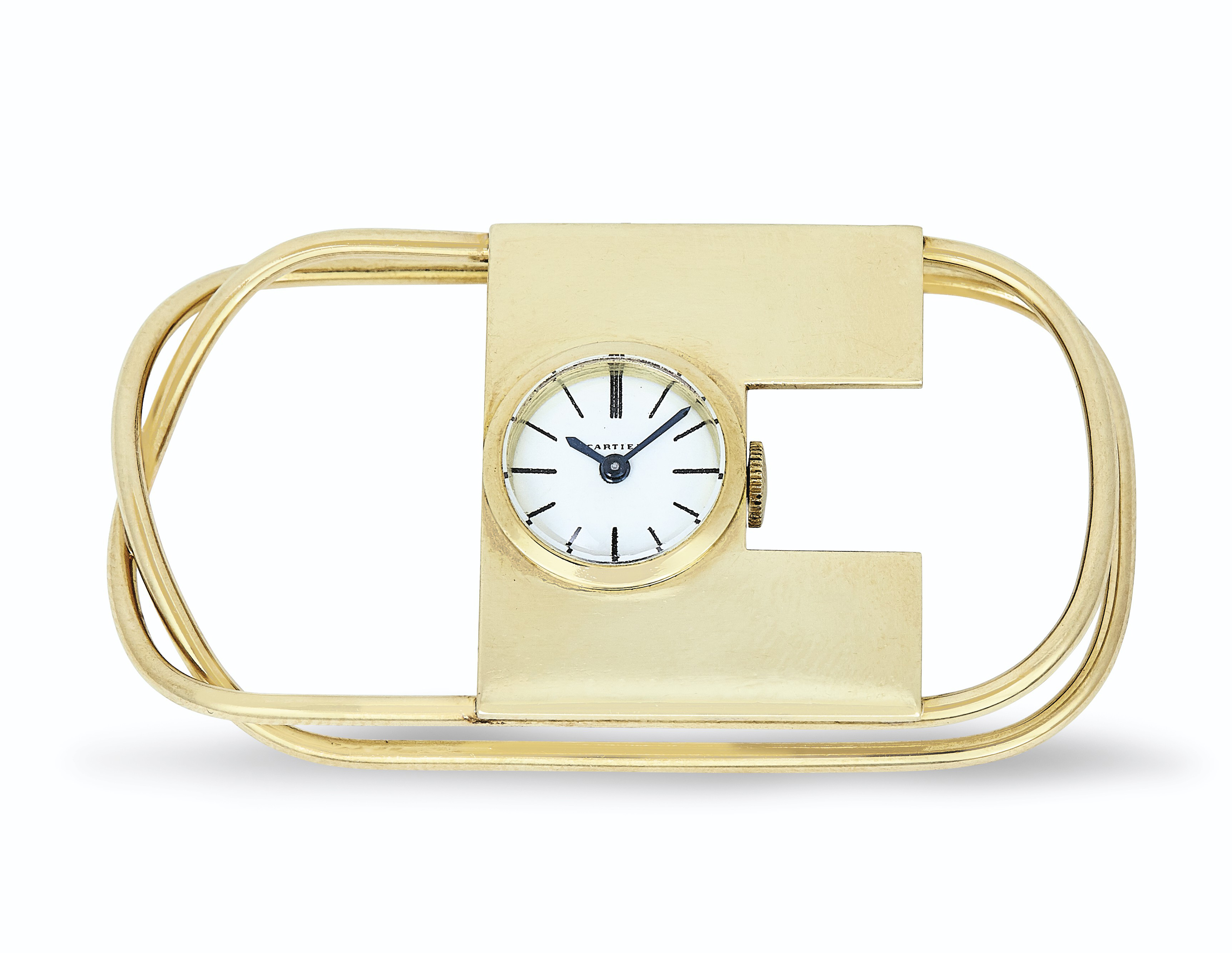 cartier money clip watch