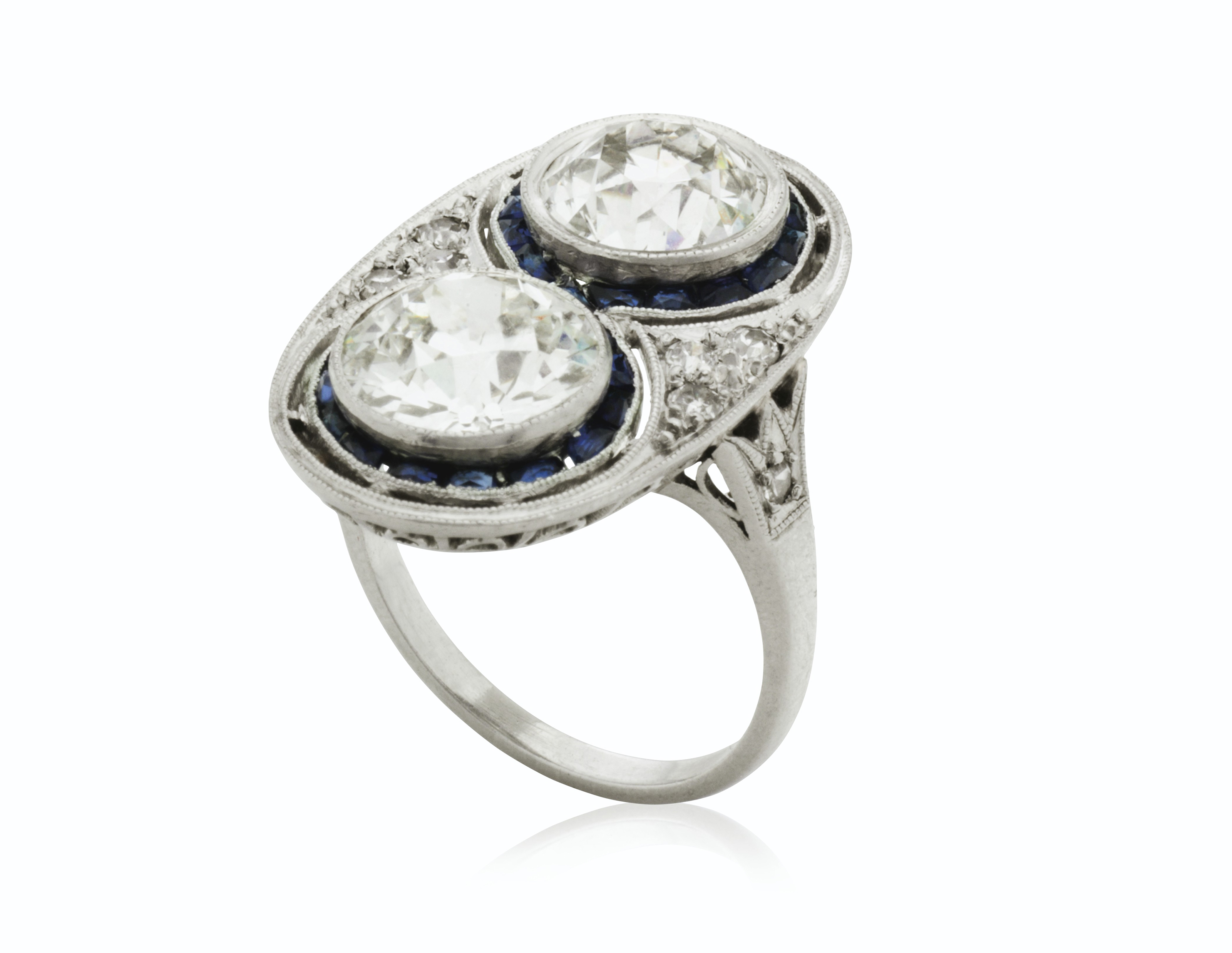 ART DECO DIAMOND TWIN STONE RING, Christie’s