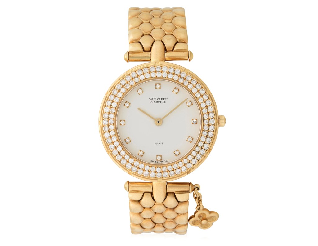 VAN CLEEF & ARPELS DIAMOND AND GOLD WATCH, Christie’s