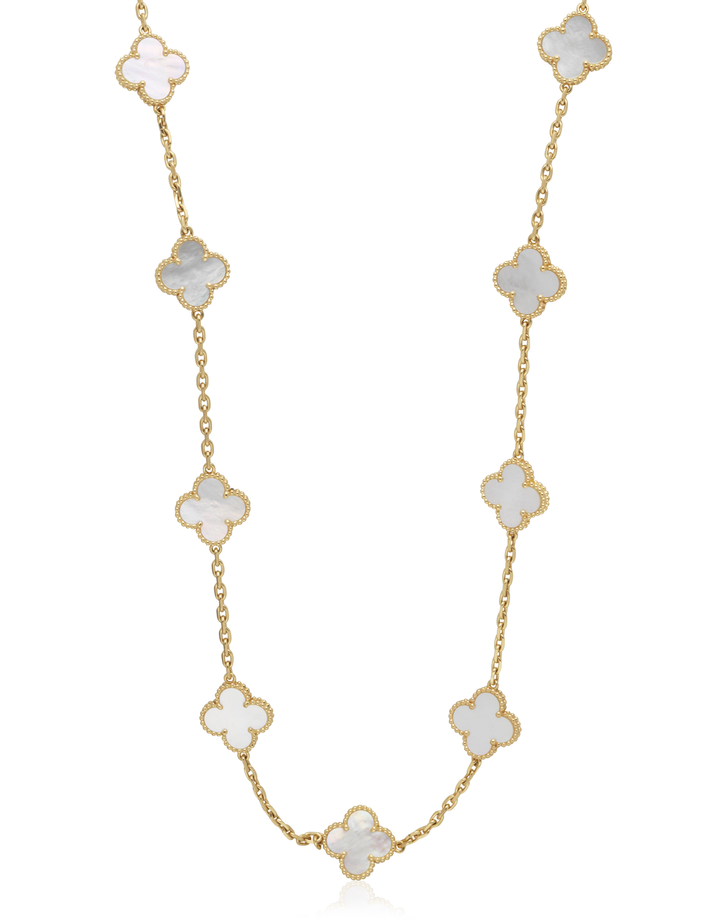 VAN CLEEF & ARPELS 'VINTAGE ALHAMBRA' LONG NECKLACE, Christie’s