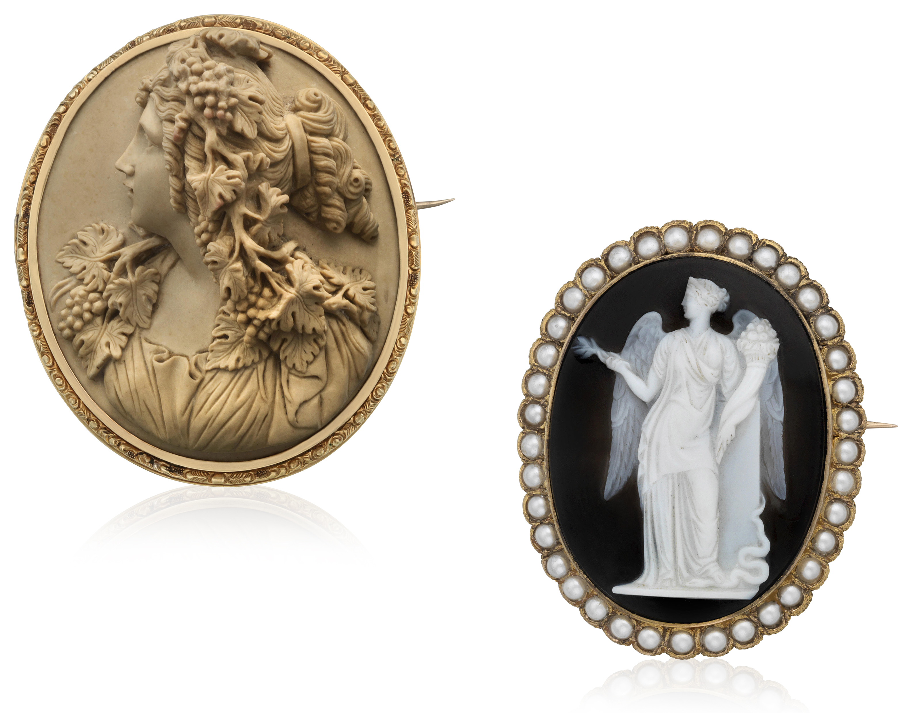 TWO ANTIQUE CAMEO BROOCHES, Christie’s