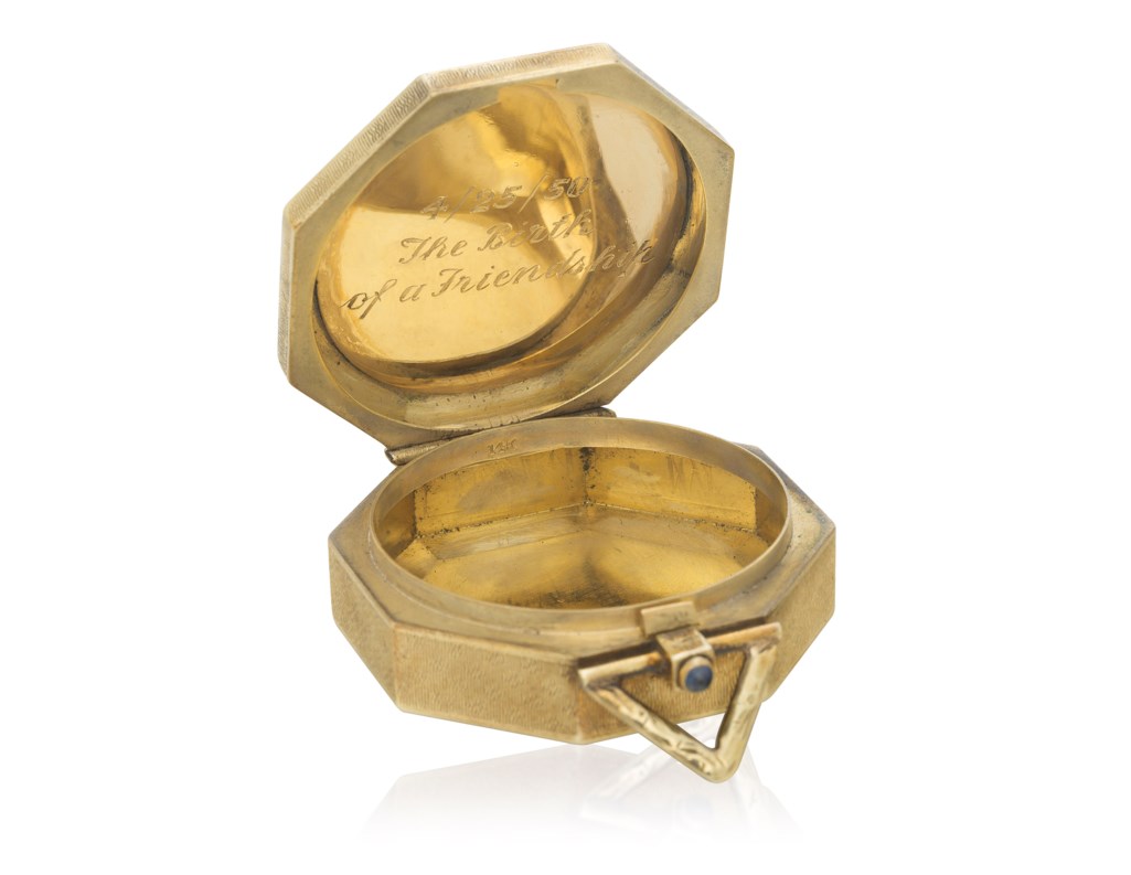 GOLD PILL BOX, Christie’s