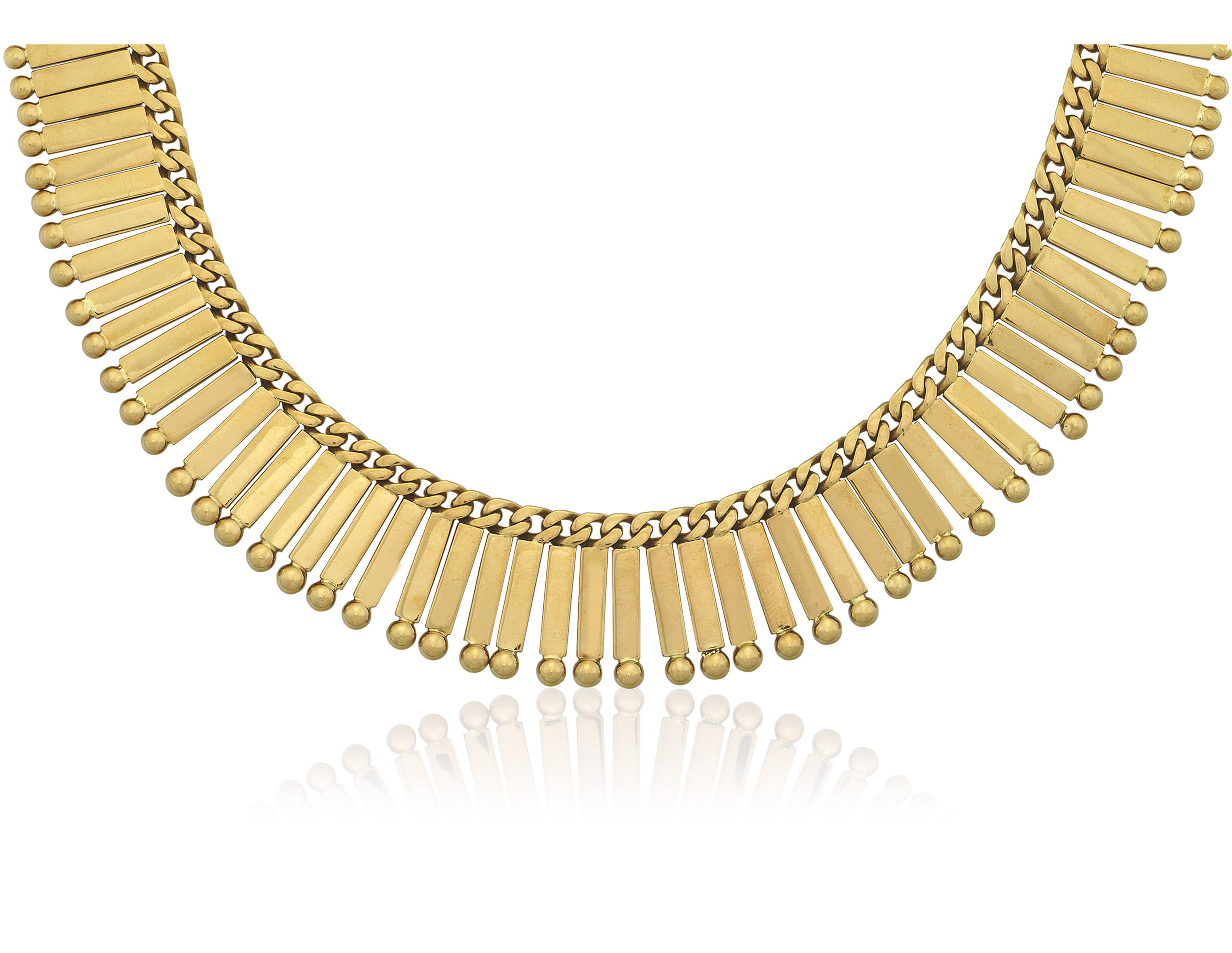 GOLD FRINGE NECKLACE, Christie’s