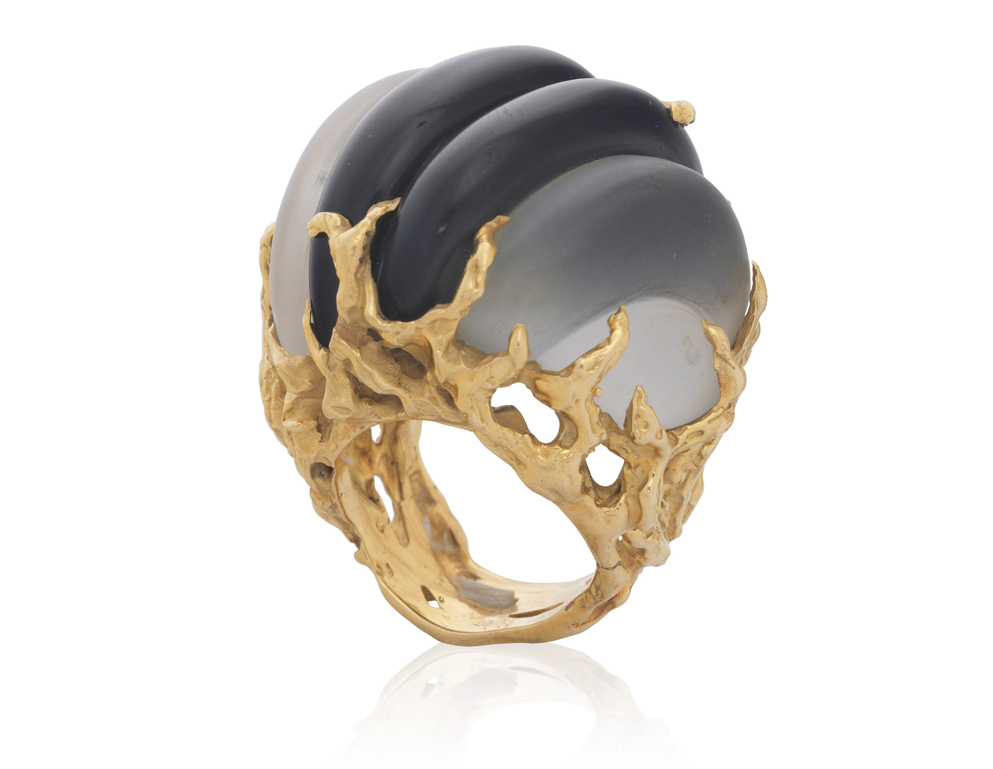 Arthur King Carved Onyx And Rock Crystal Ring Christie S