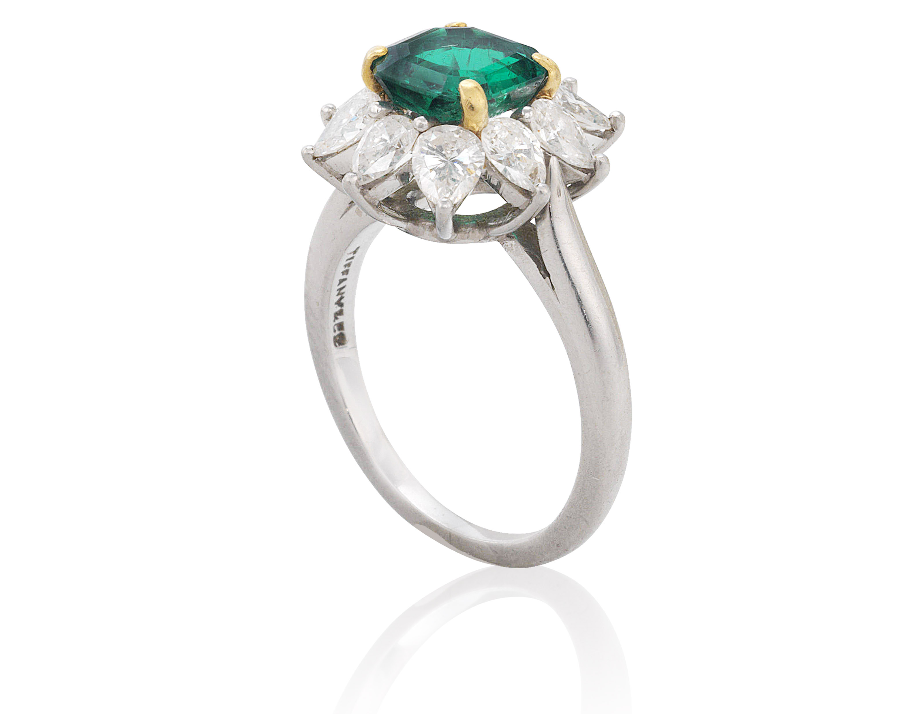 TIFFANY & CO. EMERALD AND DIAMOND RING, Christie’s