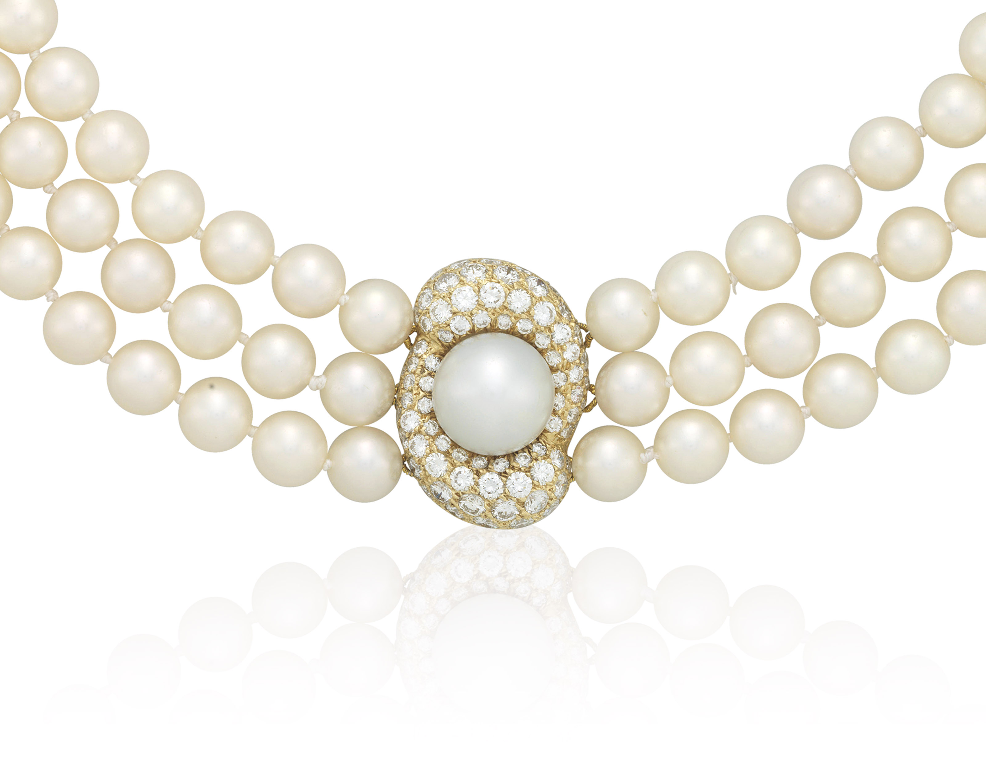 Van cleef & arpels cheap pearl necklace