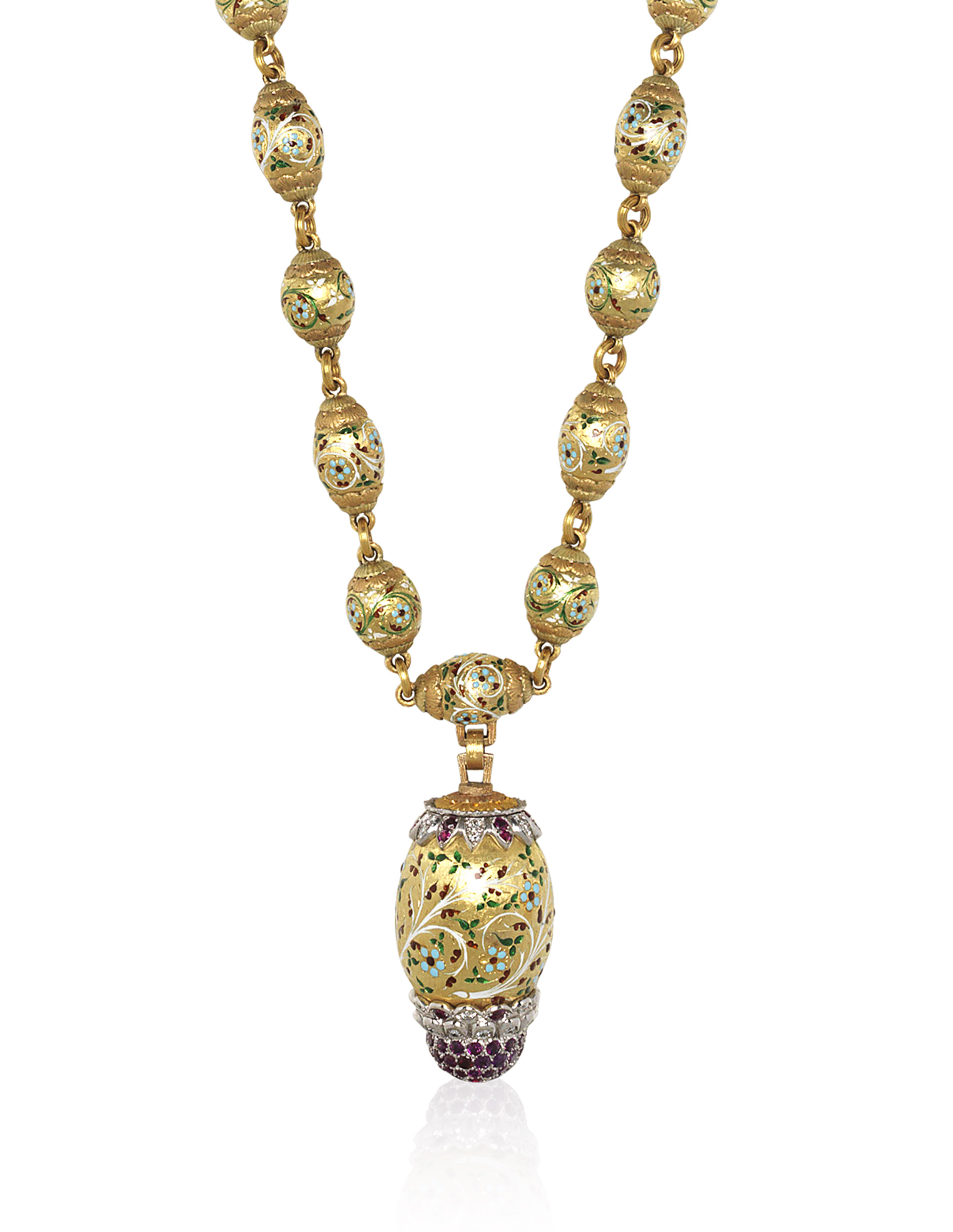 GOLD AND ENAMEL NECKLACE, Christie’s