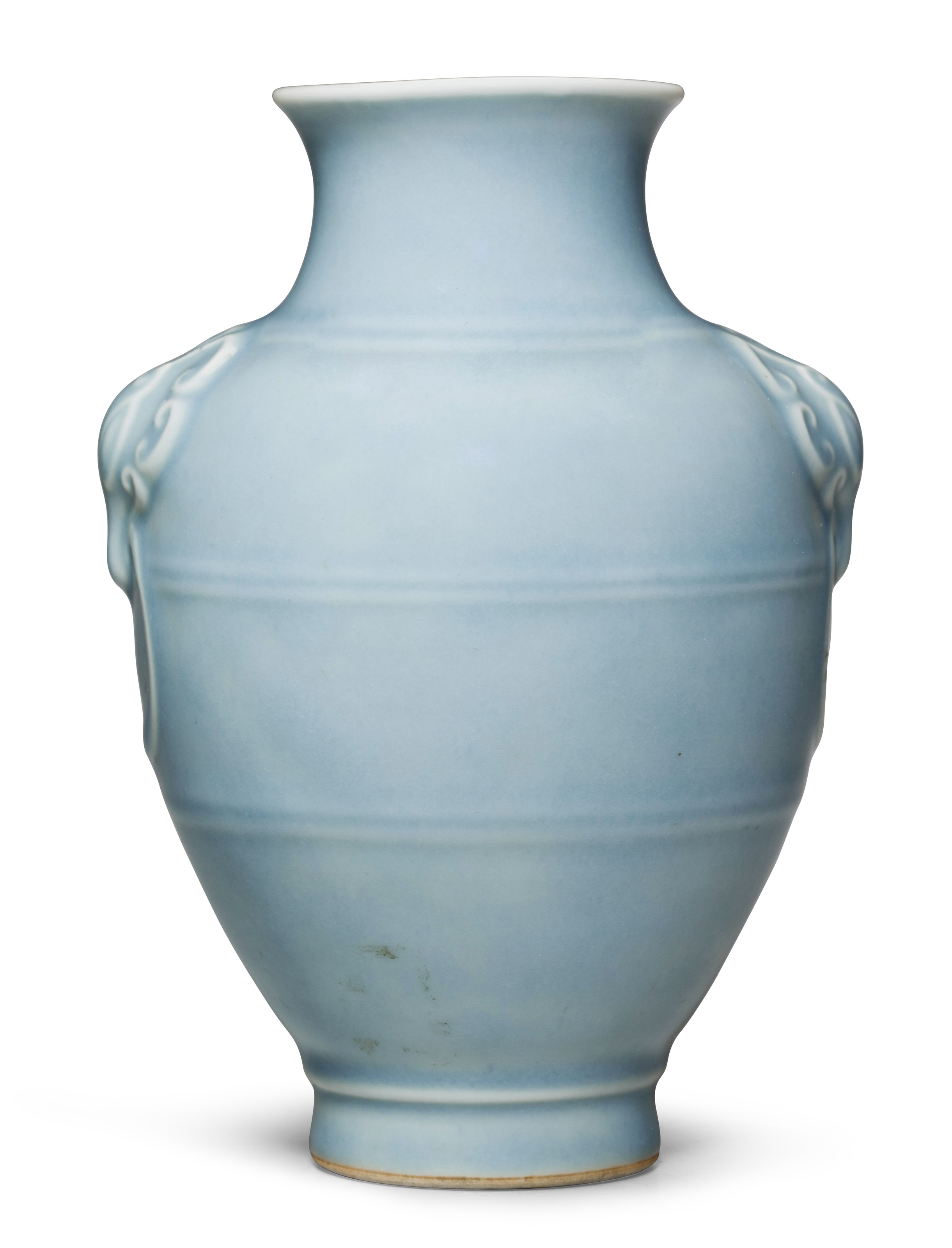 清十九世纪月白釉铺首耳壶, 19TH CENTURY | Christie's
