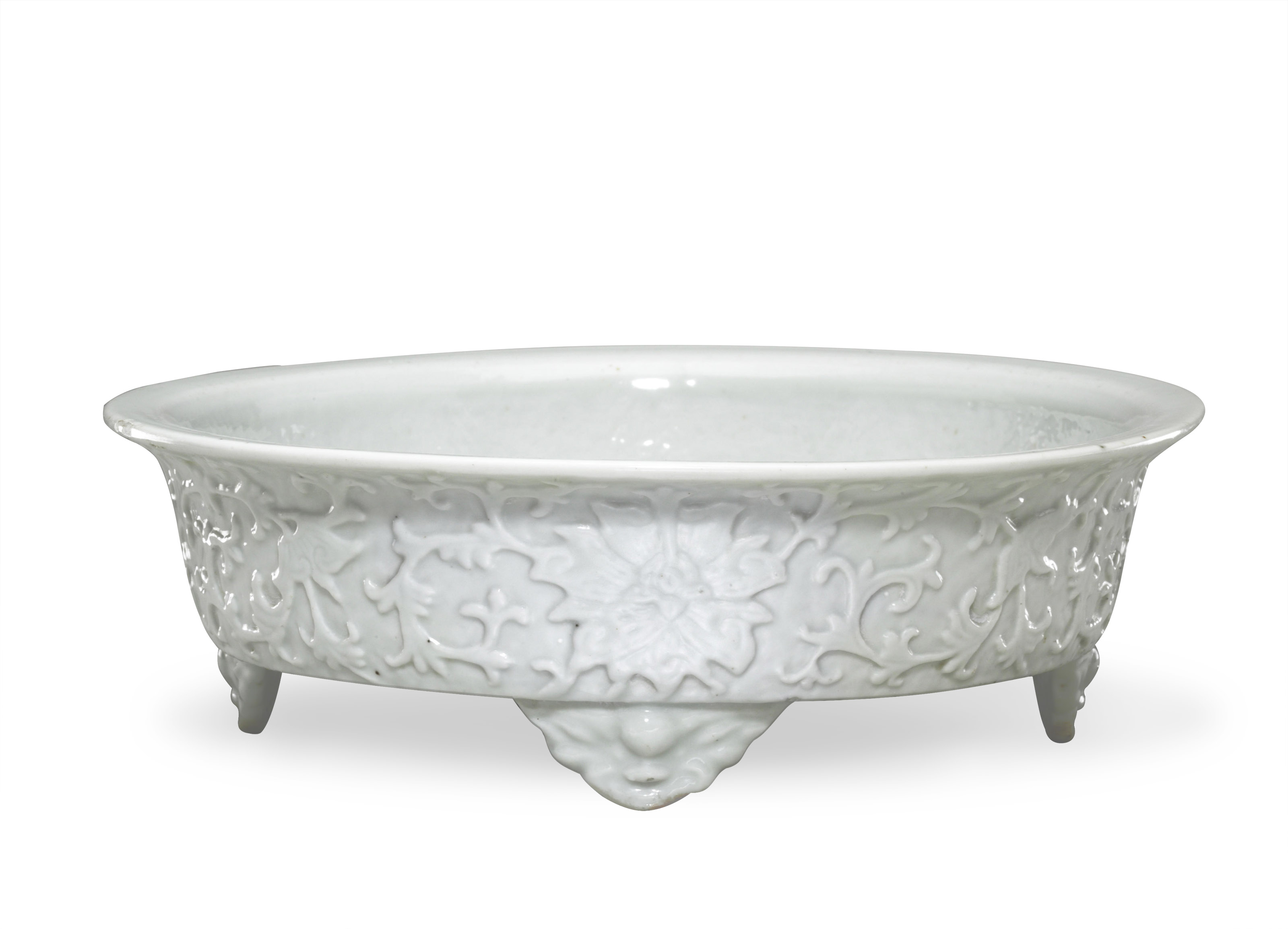 A Molded White Glazed Jardiniere 19th Century Christie S