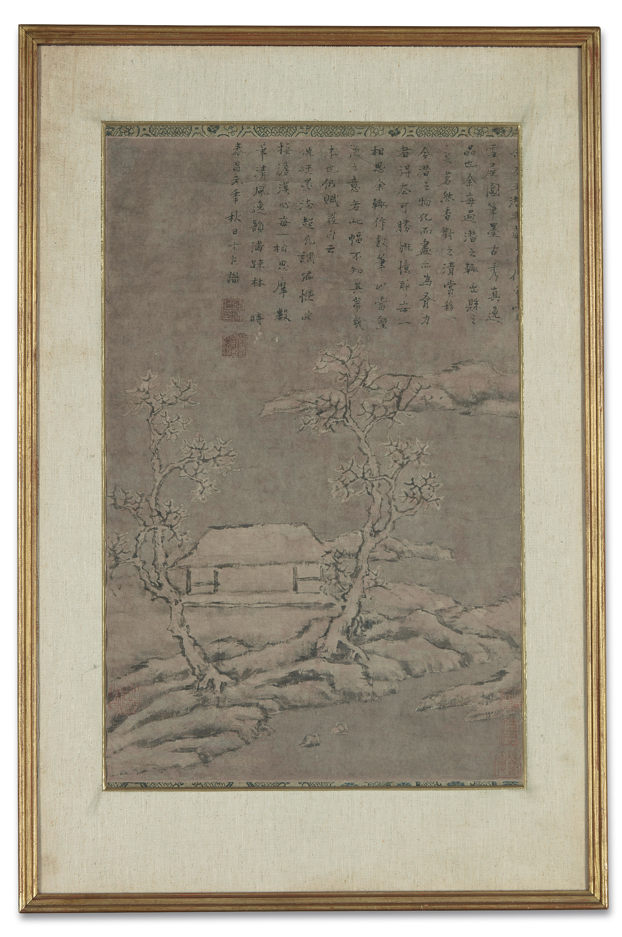 WITH SIGNATURE OF HU ZONGREN (16TH17TH CENTURY), Snowy landscape