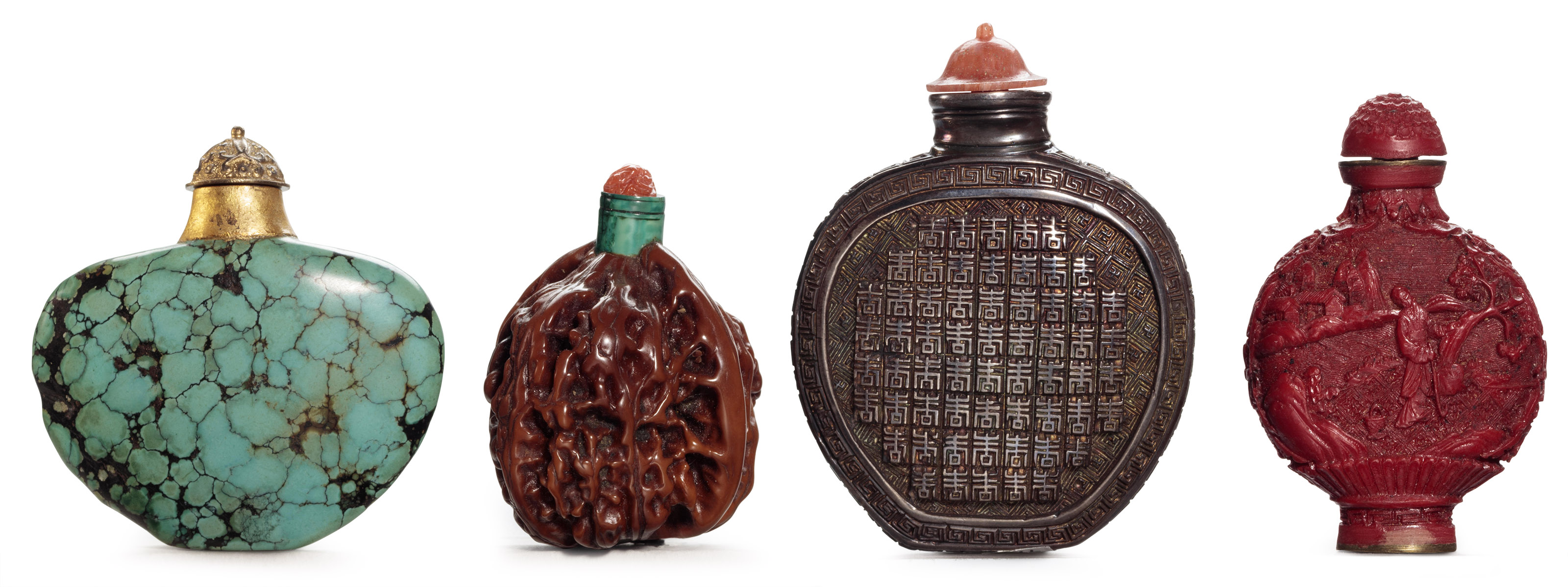 1780-1900年玻璃雕鼻烟壶三件, 1780-1900 | Christie's