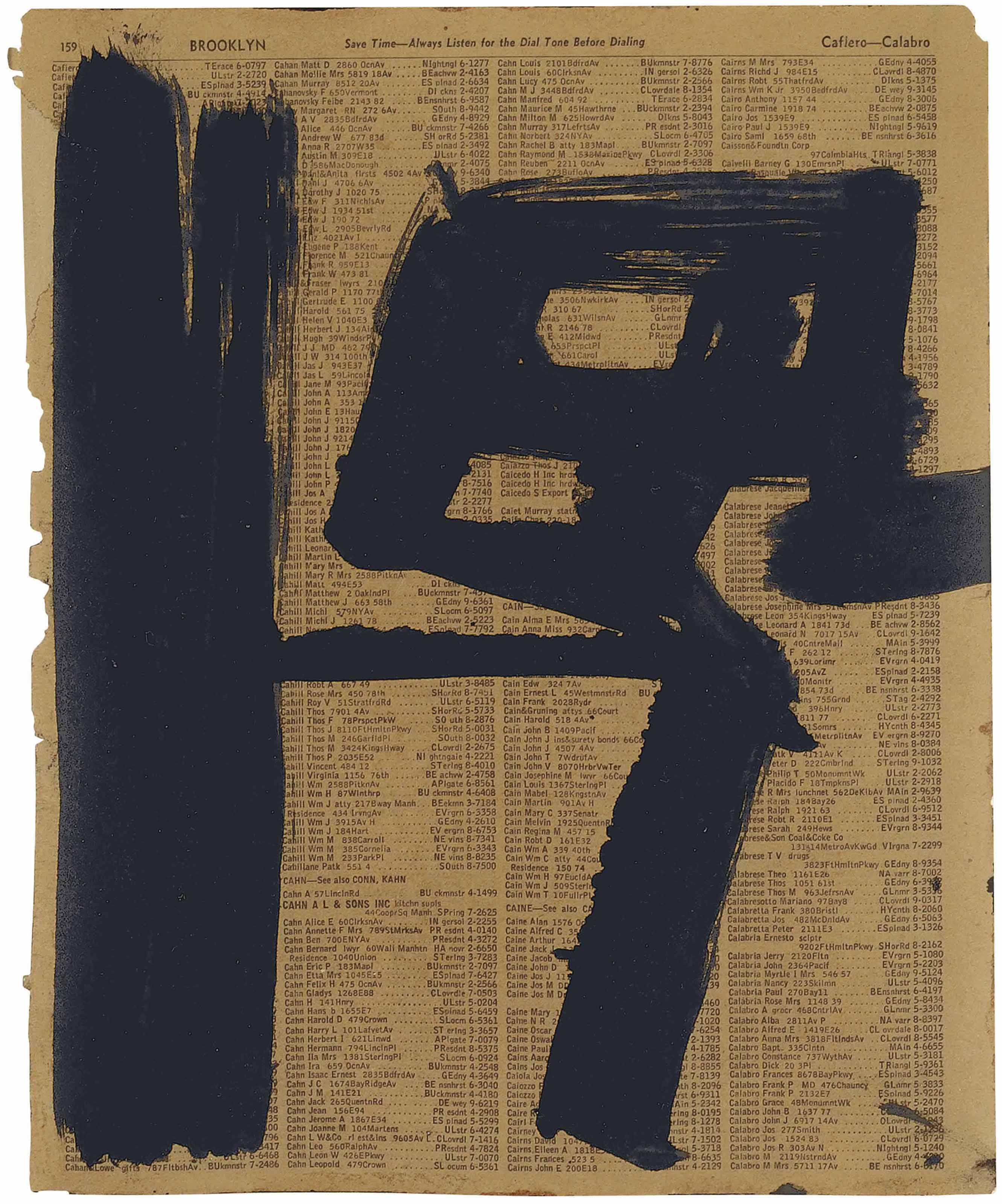 FRANZ KLINE (19101962), Untitled Christie’s