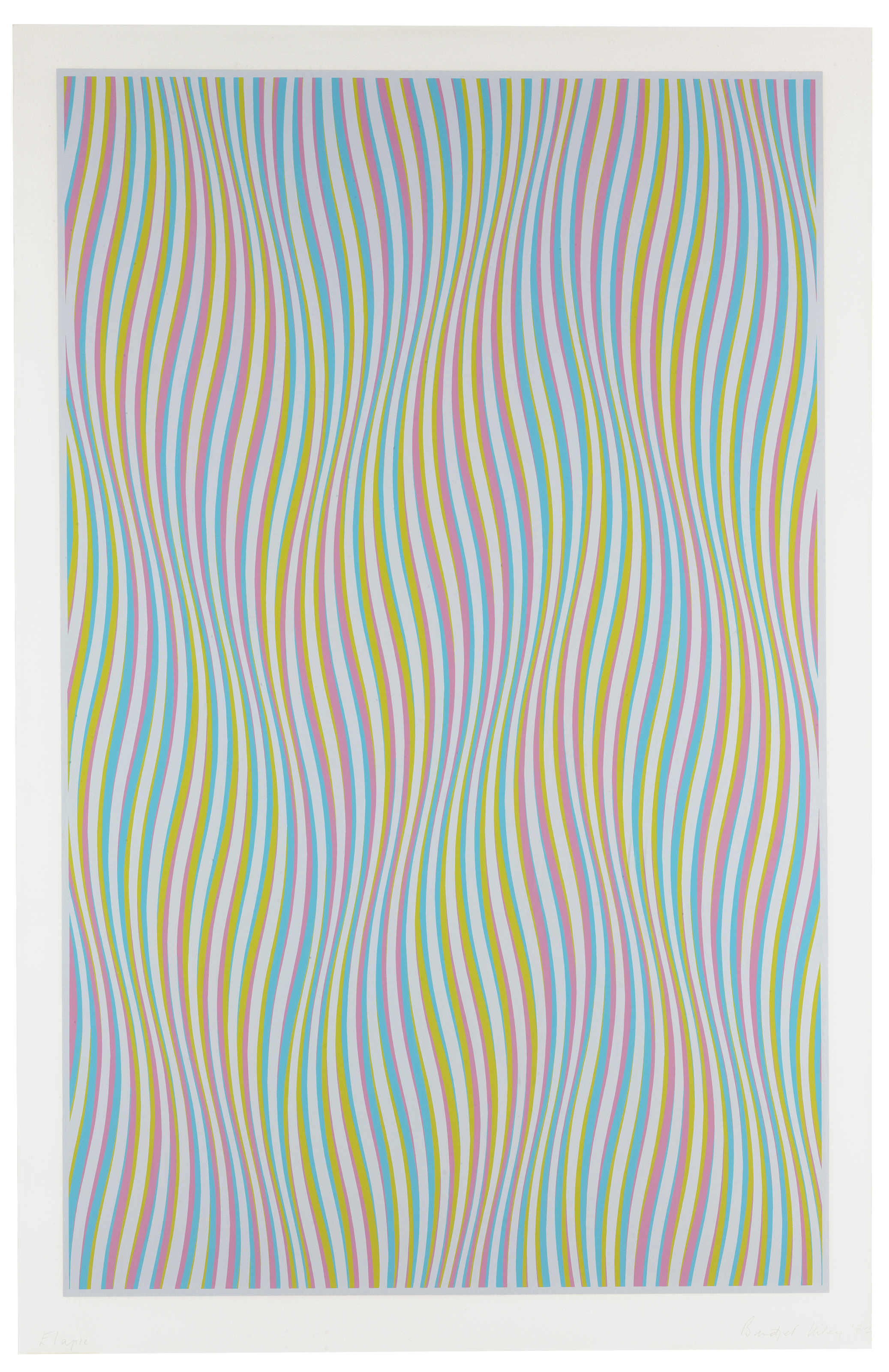 BRIDGET RILEY (B. 1931), Elapse | Christie’s