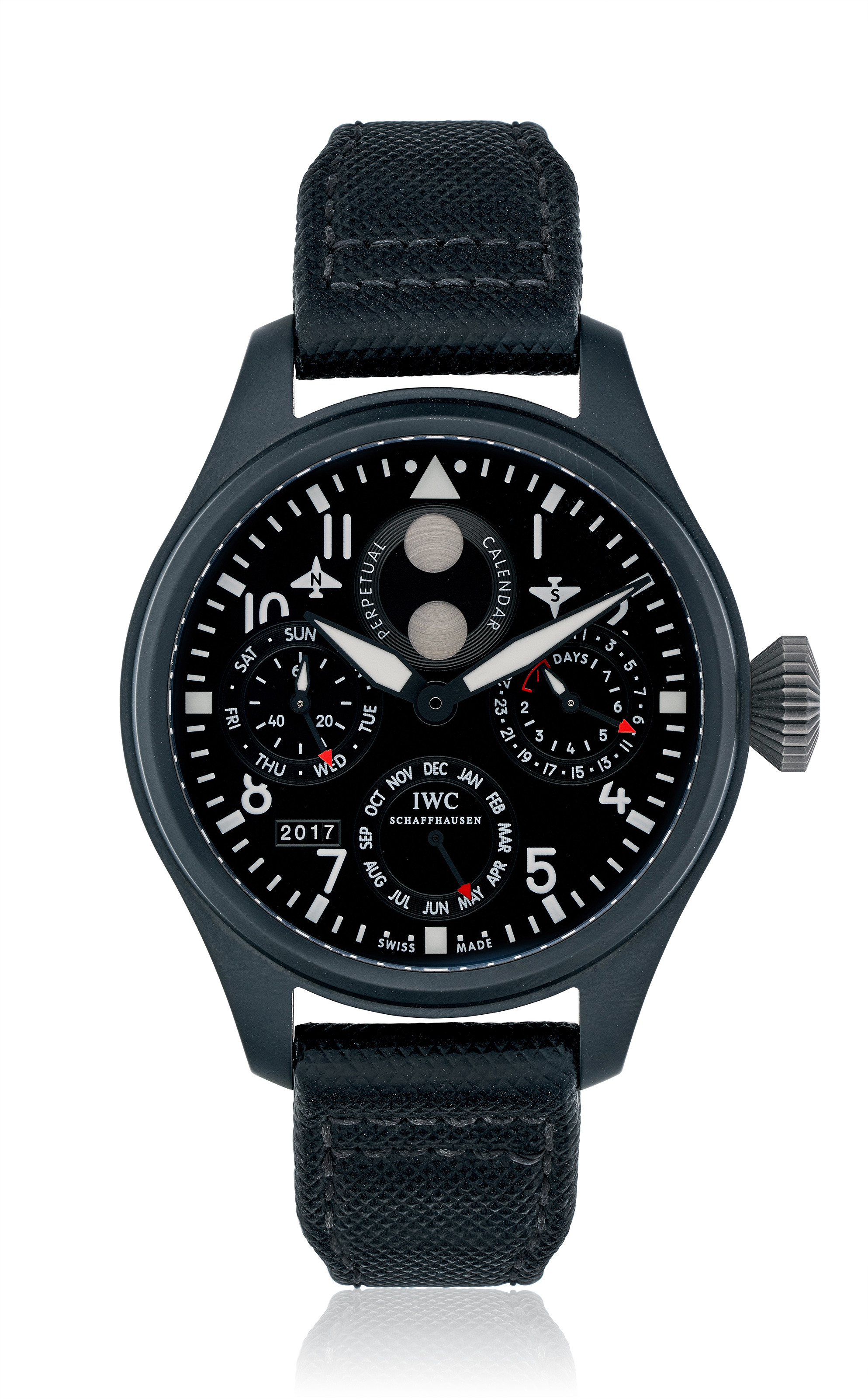 IWC CERAMIC BIG PILOT PERPETUAL CALENDAR TOP GUN REF 5029 Christie