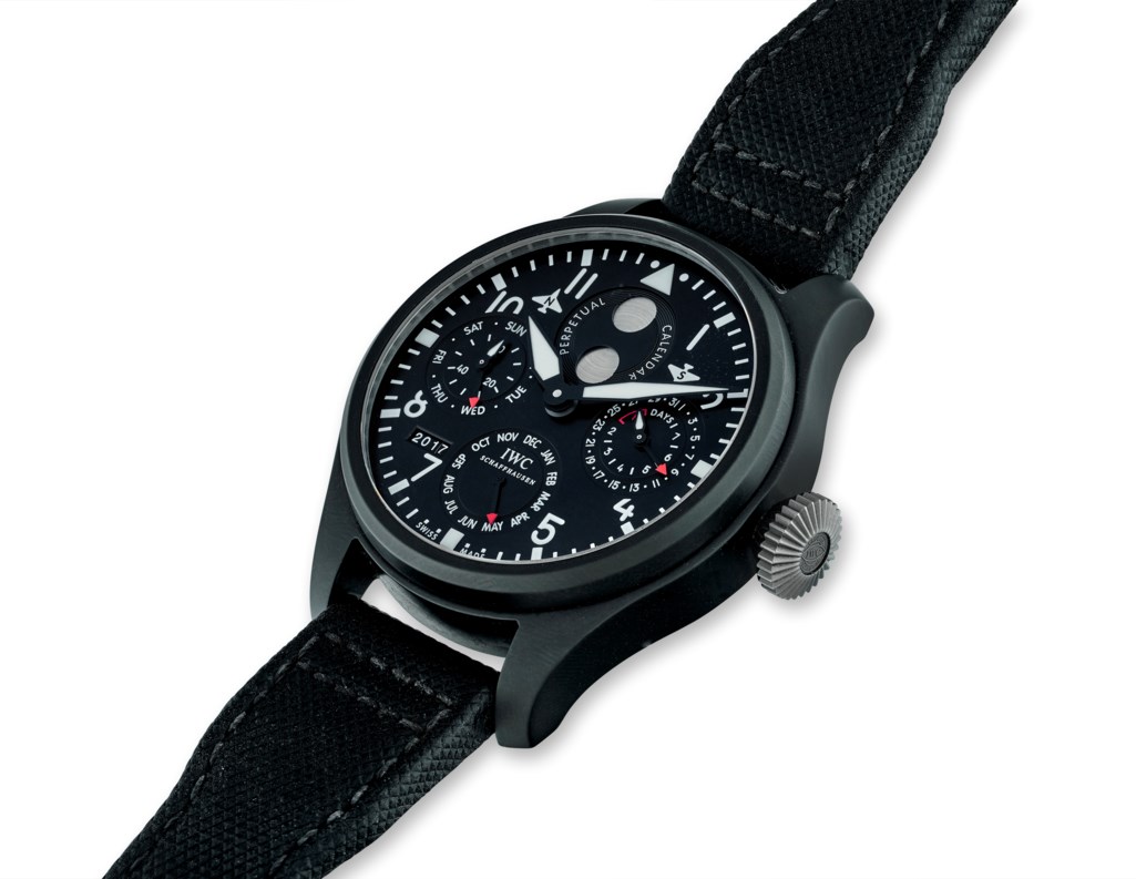 IWC CERAMIC BIG PILOT PERPETUAL CALENDAR TOP GUN REF 5029 Christie s