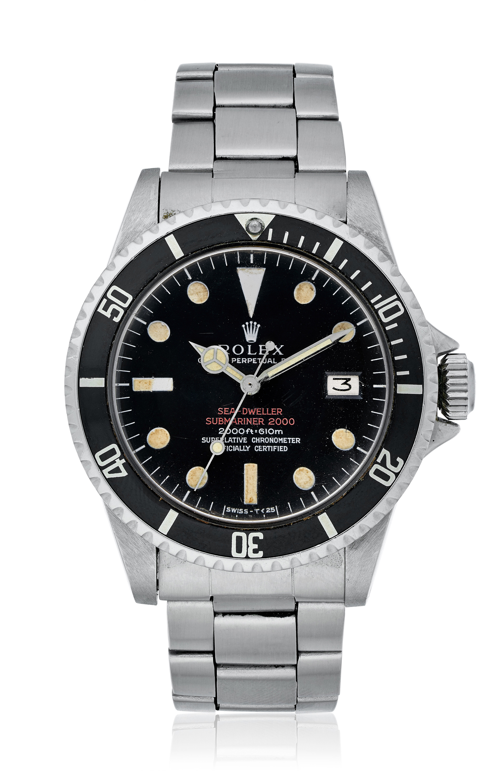 ROLEX PATENT PENDING DOUBLE RED SEA DWELLER REF. 1655