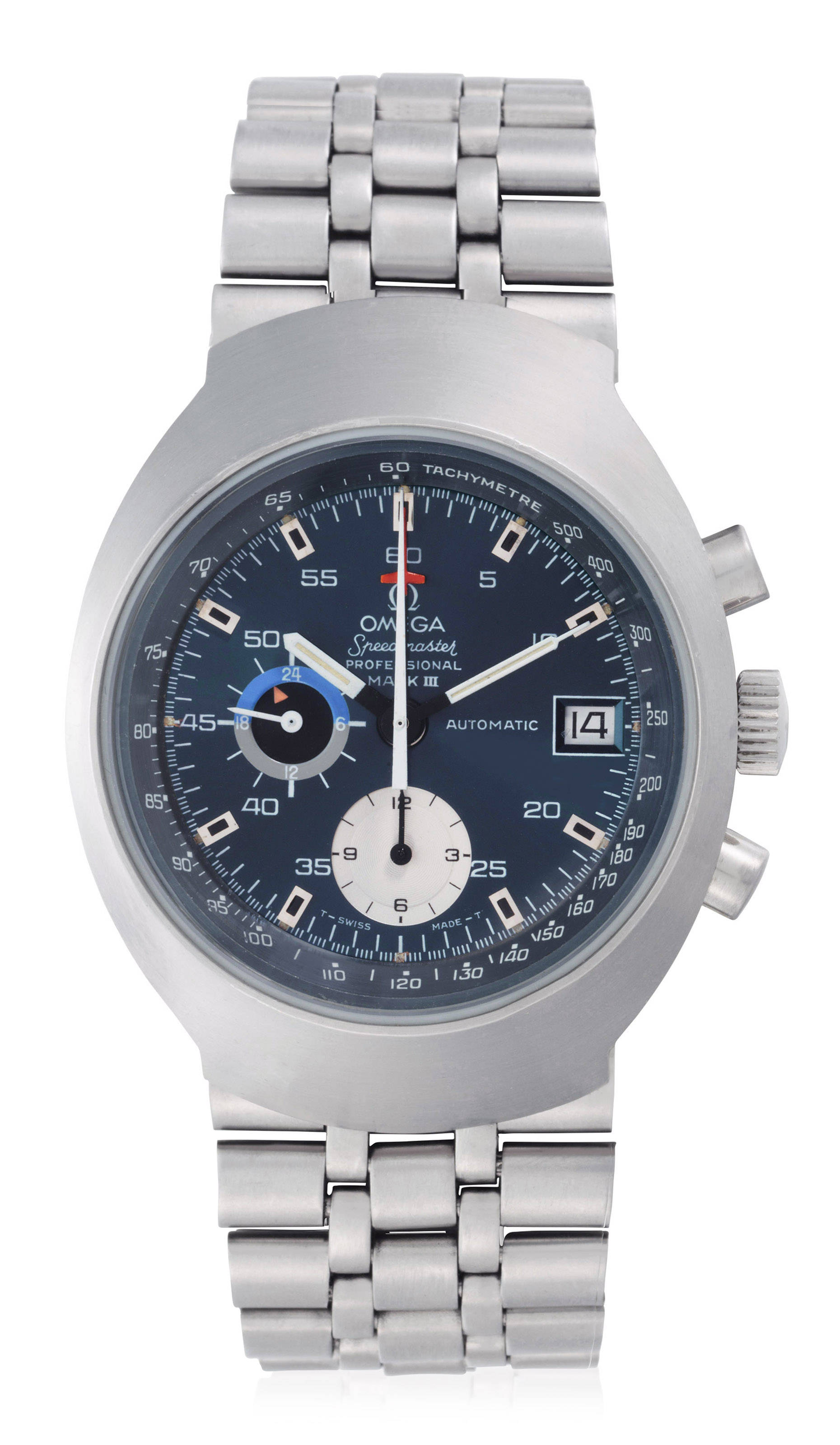 OMEGA. AUTOMATIC SPEEDMASTER PROFESSIONAL MARK III REF. ST. 176.002 Christie s